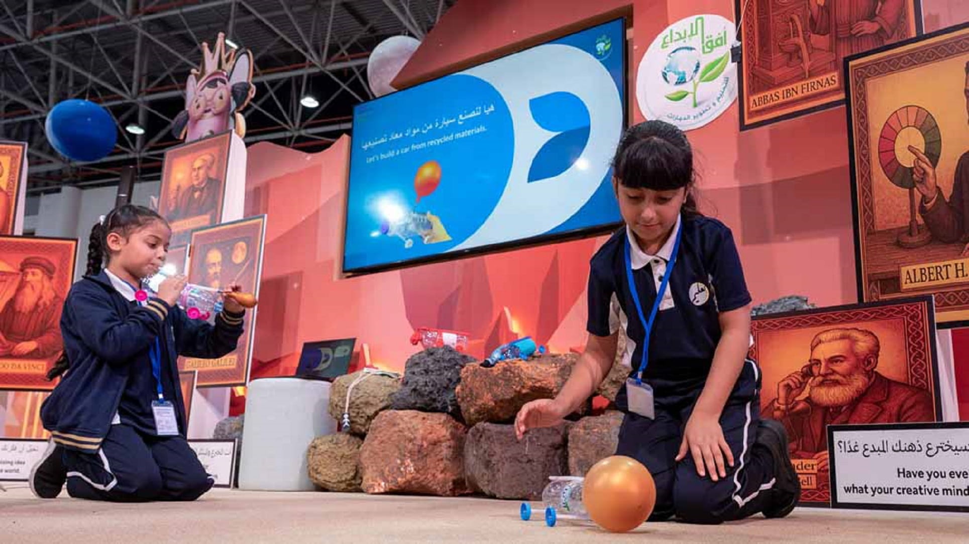 Young inventors craft eco-cars at SCRF 2025 workshopp 