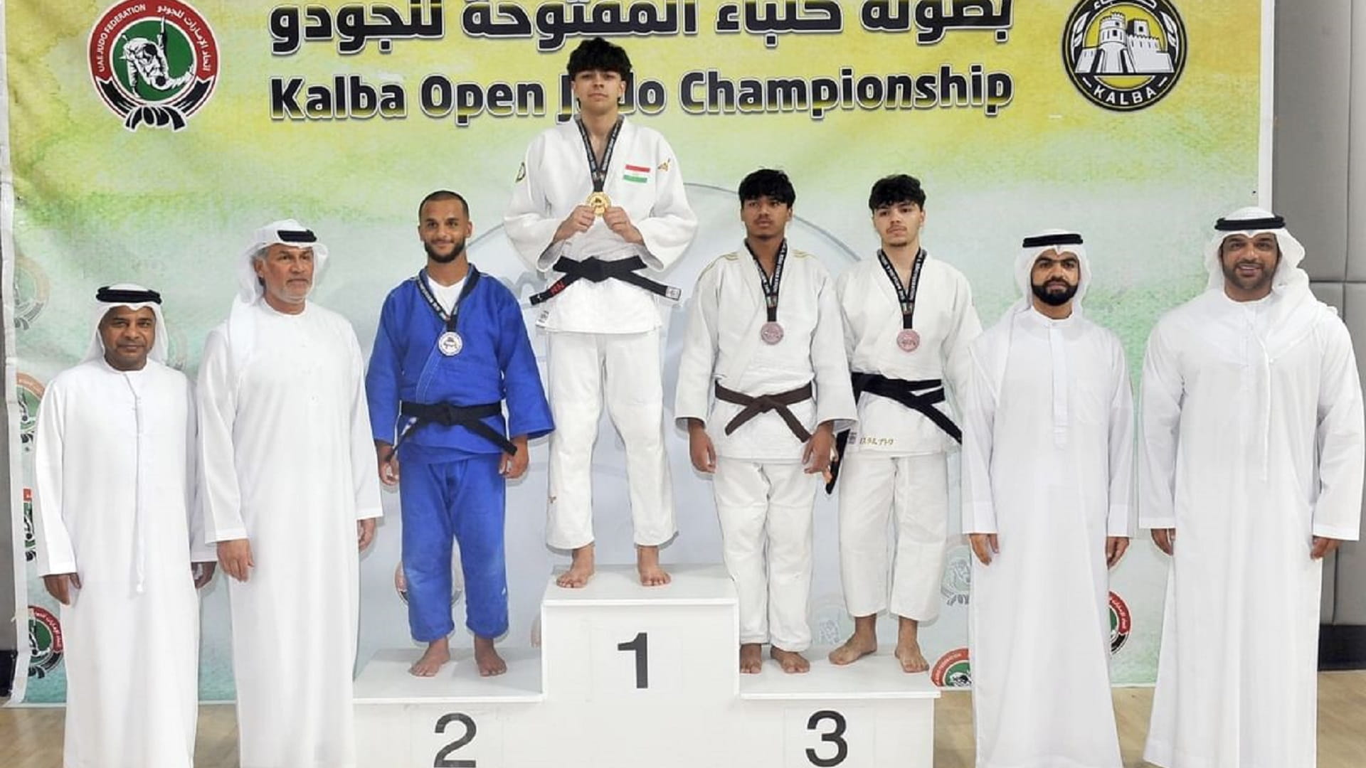 نادي كلباء يتوّج بلقب البطولة المفتوحة للجودو 