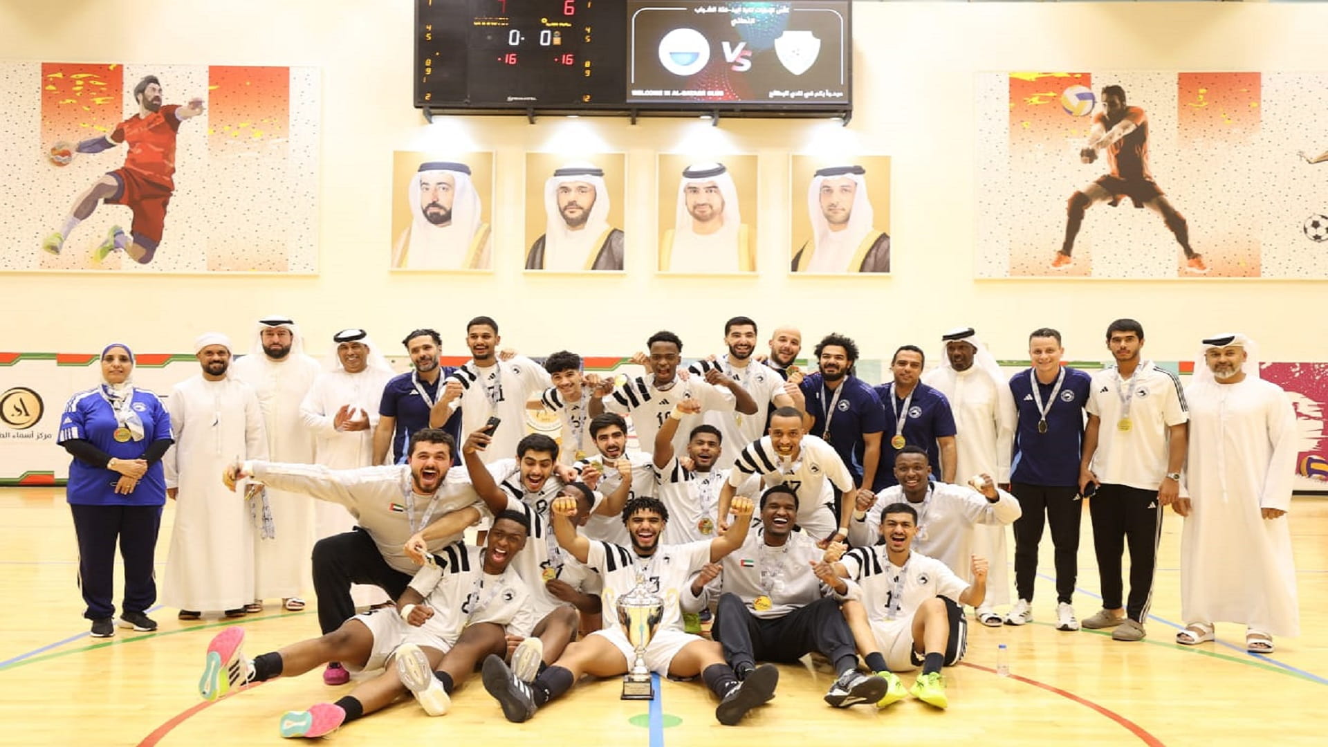 الشارقة بطلاً لكأس الإمارات لكرة اليد لفئة الشباب 