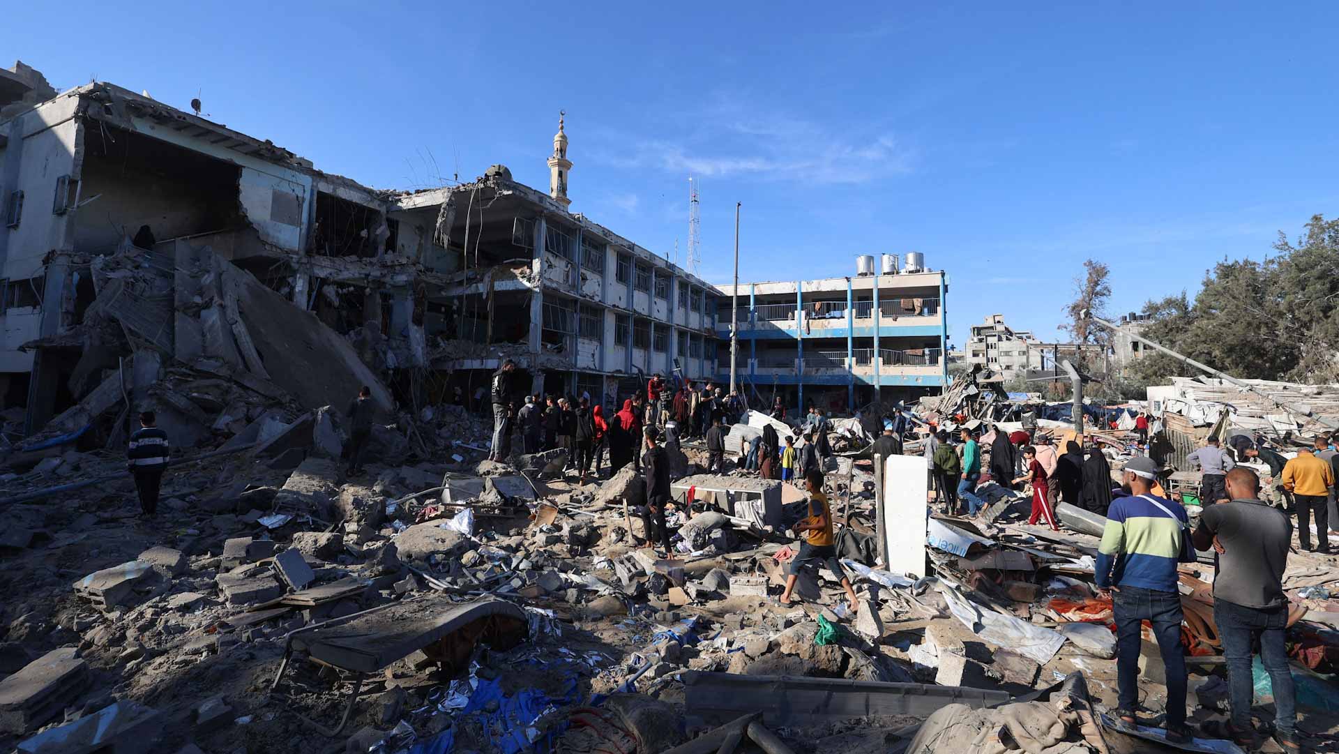 Death toll from the bombing in Gaza rises to 49 