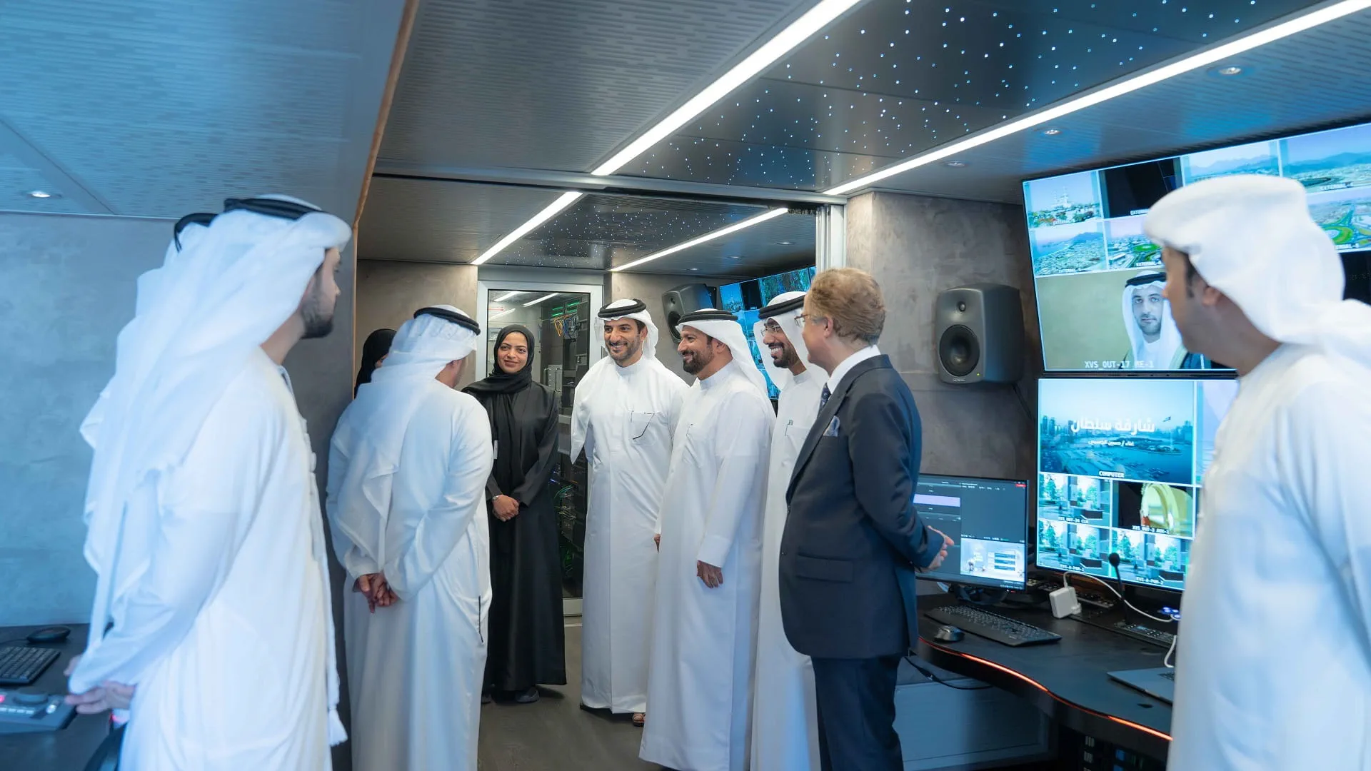 During Sheikh Sultan bin Ahmed tour