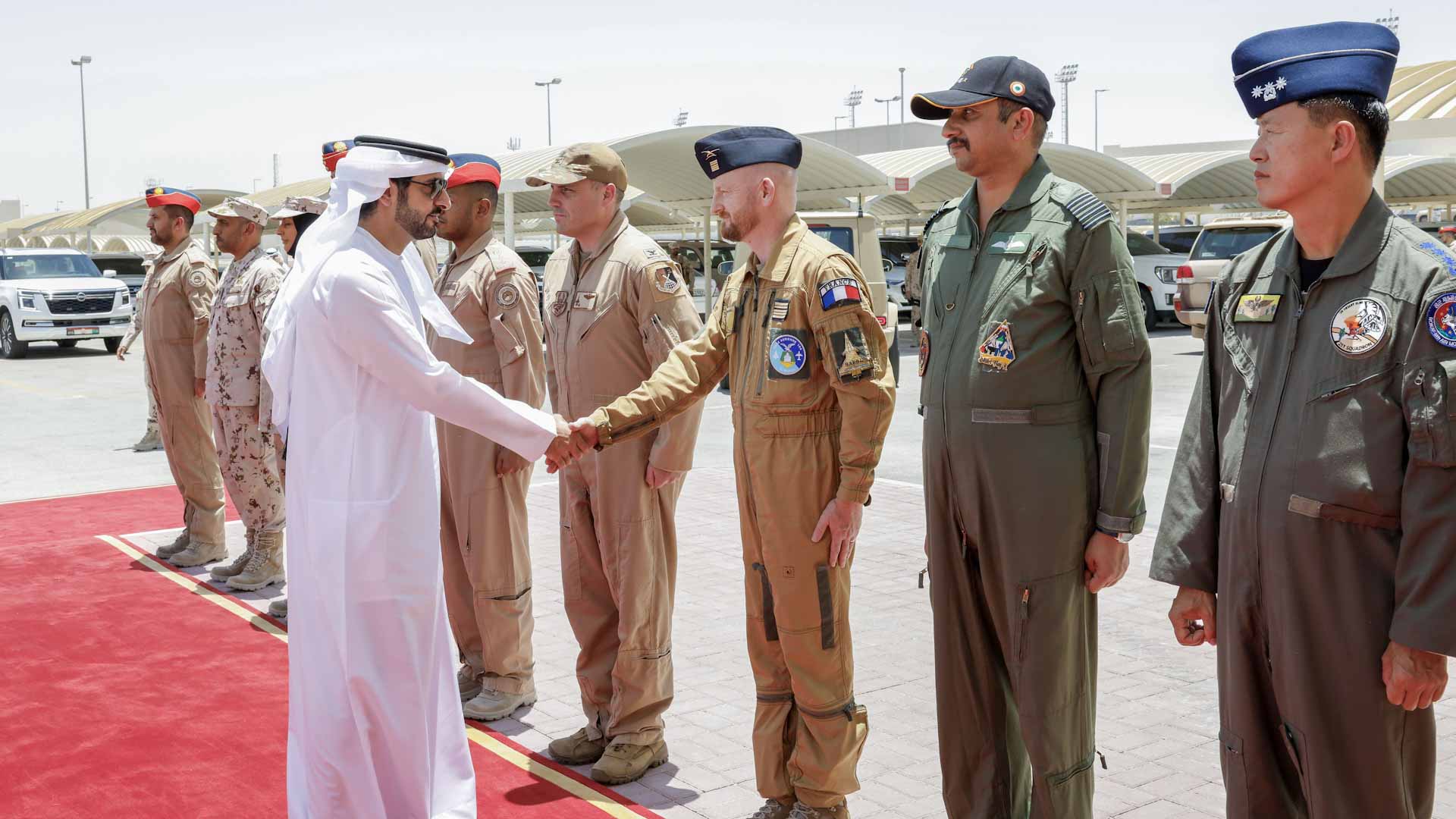 Hamdan bin Mohammed attends 'Desert Flag 10' Drill 