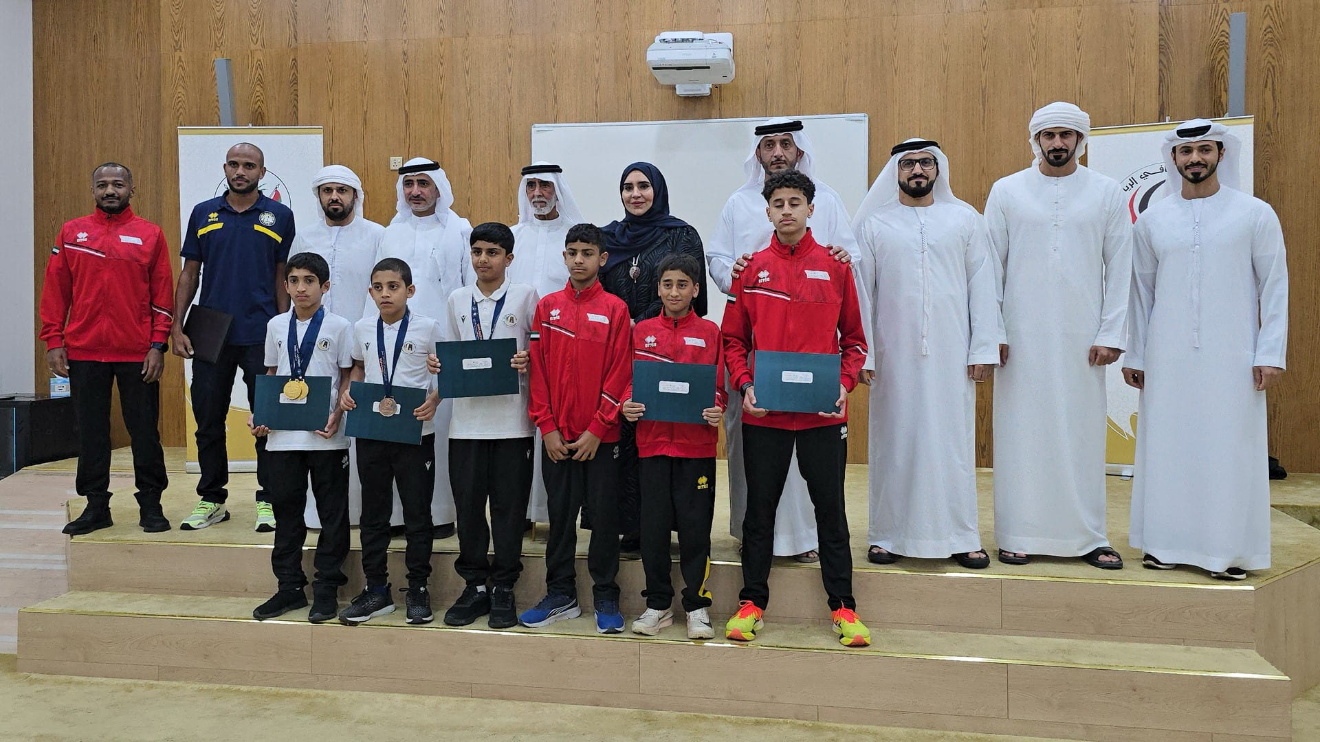 Mleiha Club celebrates Laser Run achievers 
