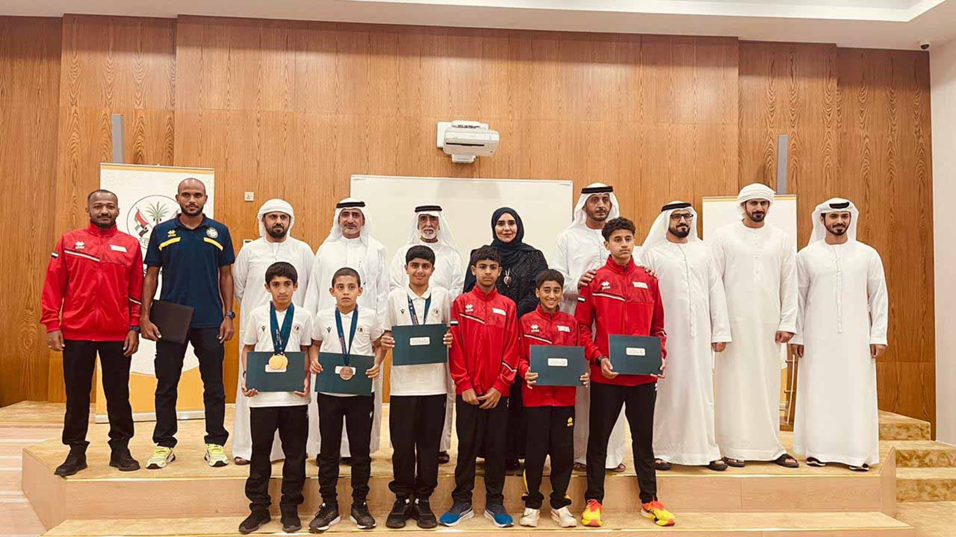 Mleiha Sports Club honours laser run champions 