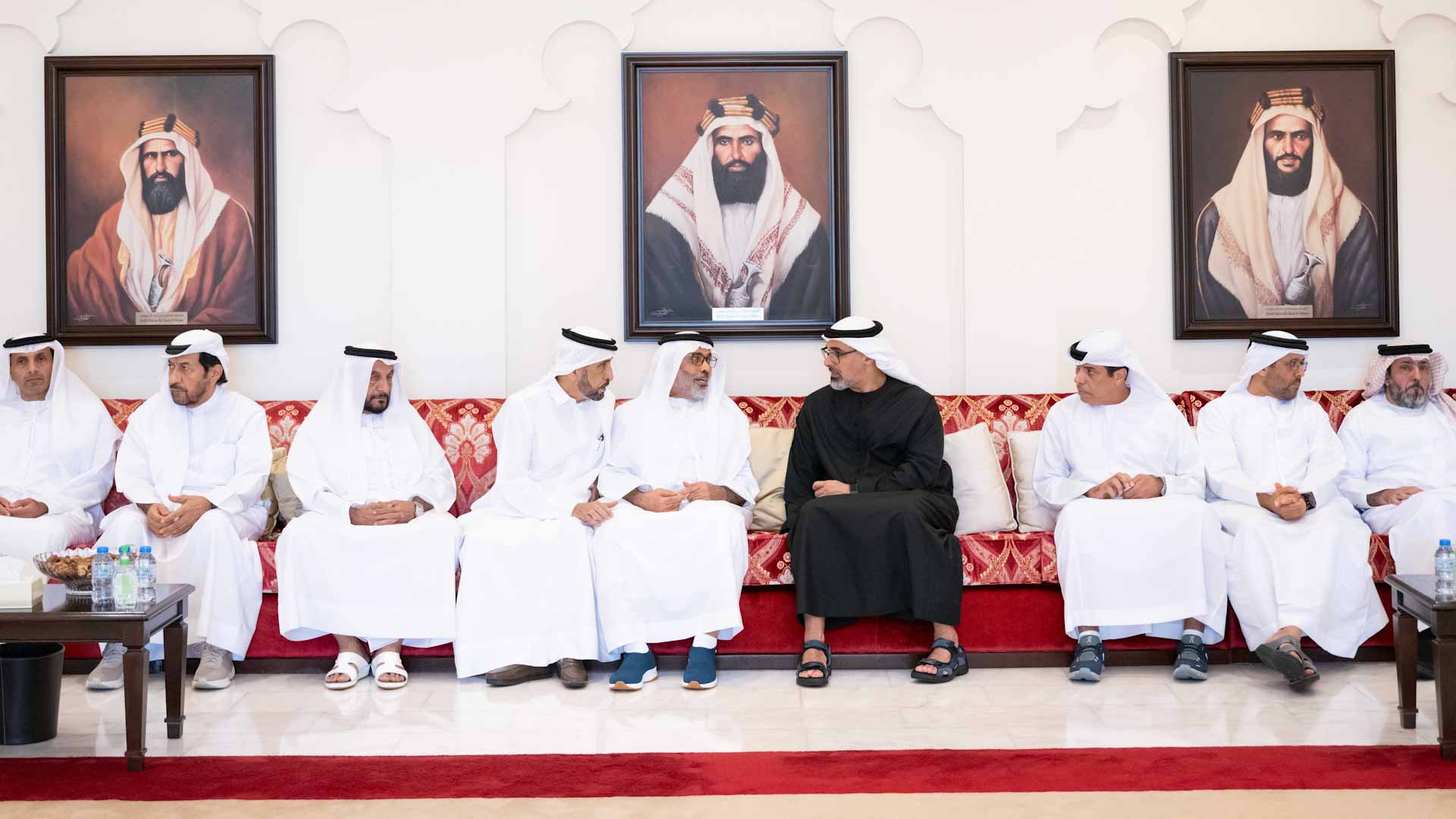Khaled bin Mohamed offers condolences Al Qubaisi family 