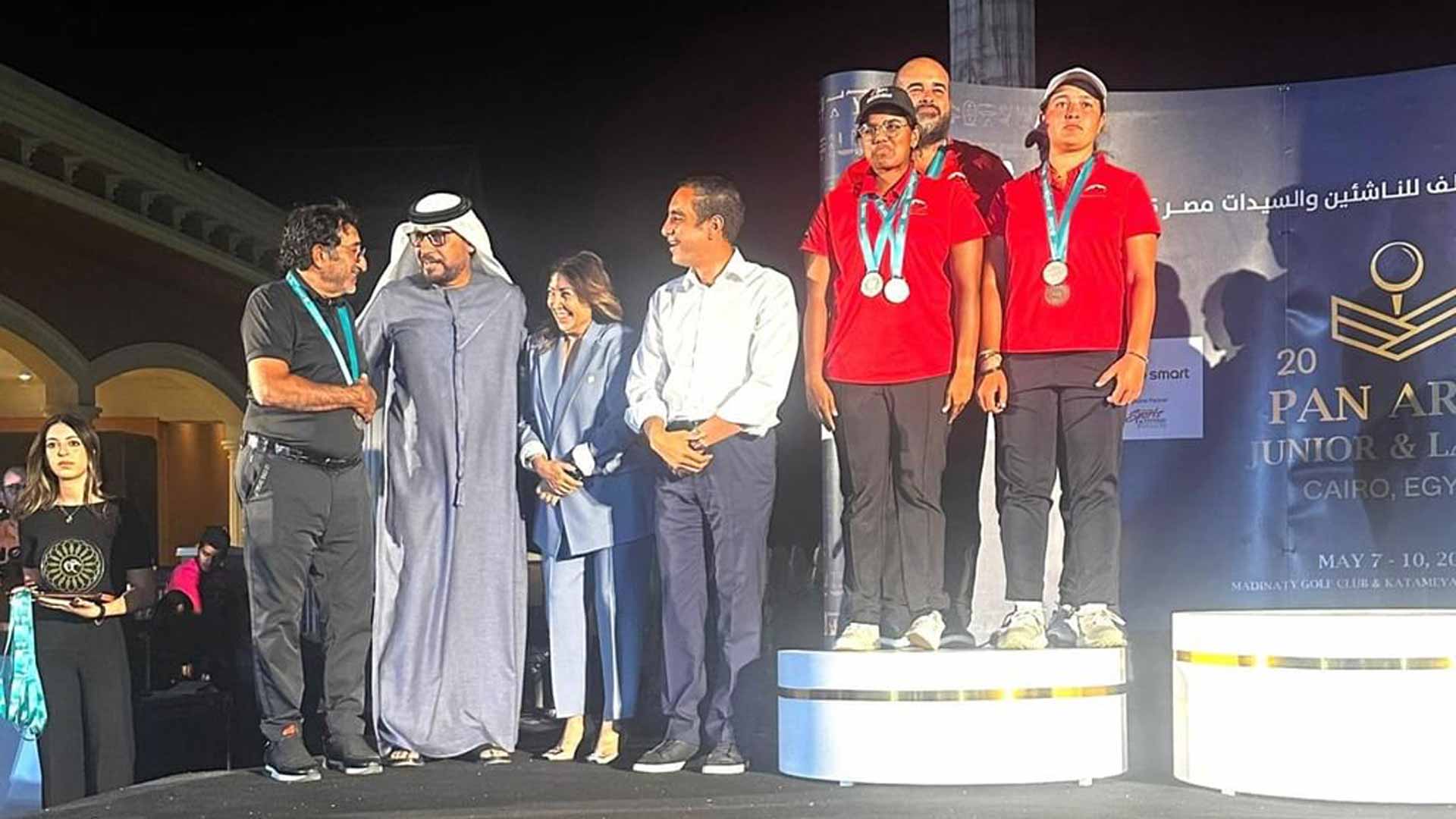 الإمارات تحرز 5 ميداليات في البطولة العربية للجولف بالقاهرة 