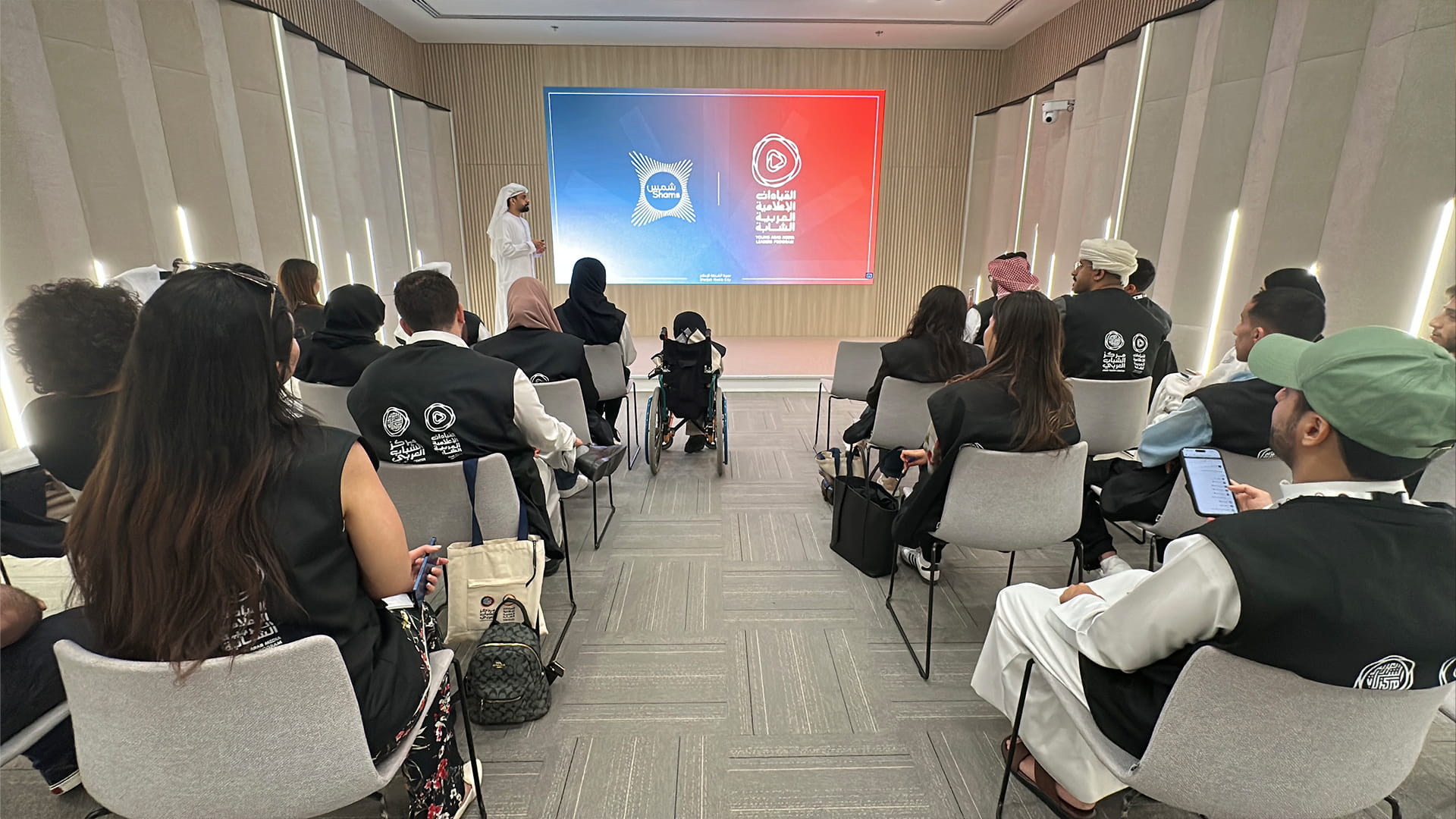 AYMLP's participants tour Shams and conduct workshops 