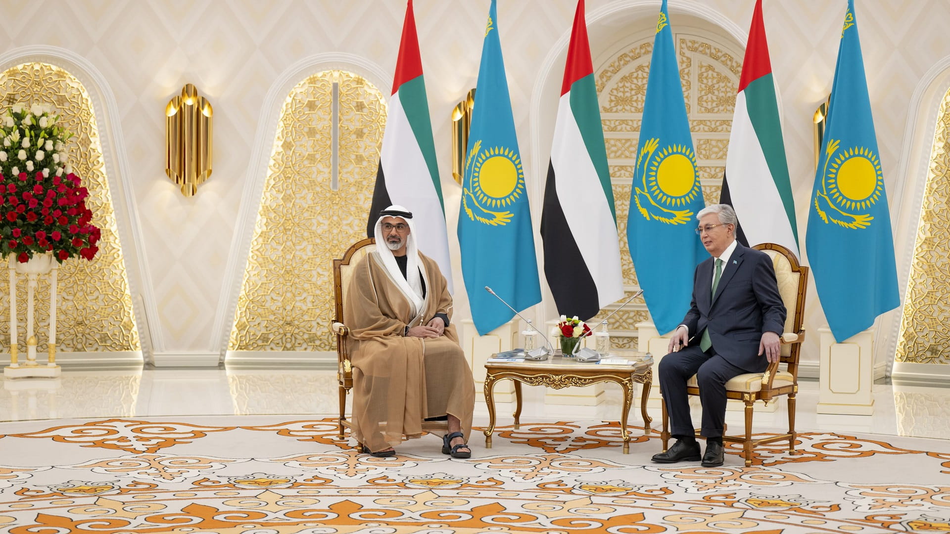 Abu Dhabi CP, Kazakh President boost bilateral relations