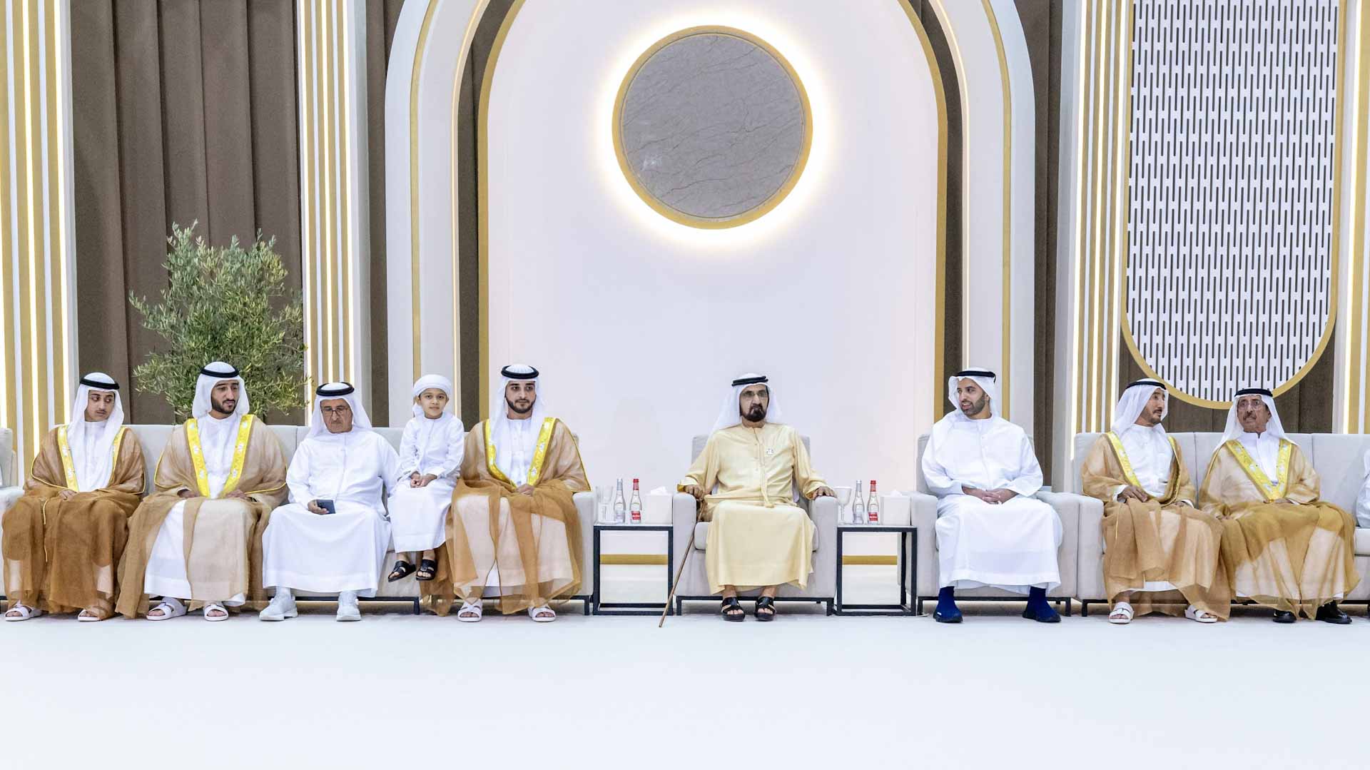 محمد بن راشد يحضر أفراح آل مكتوم 