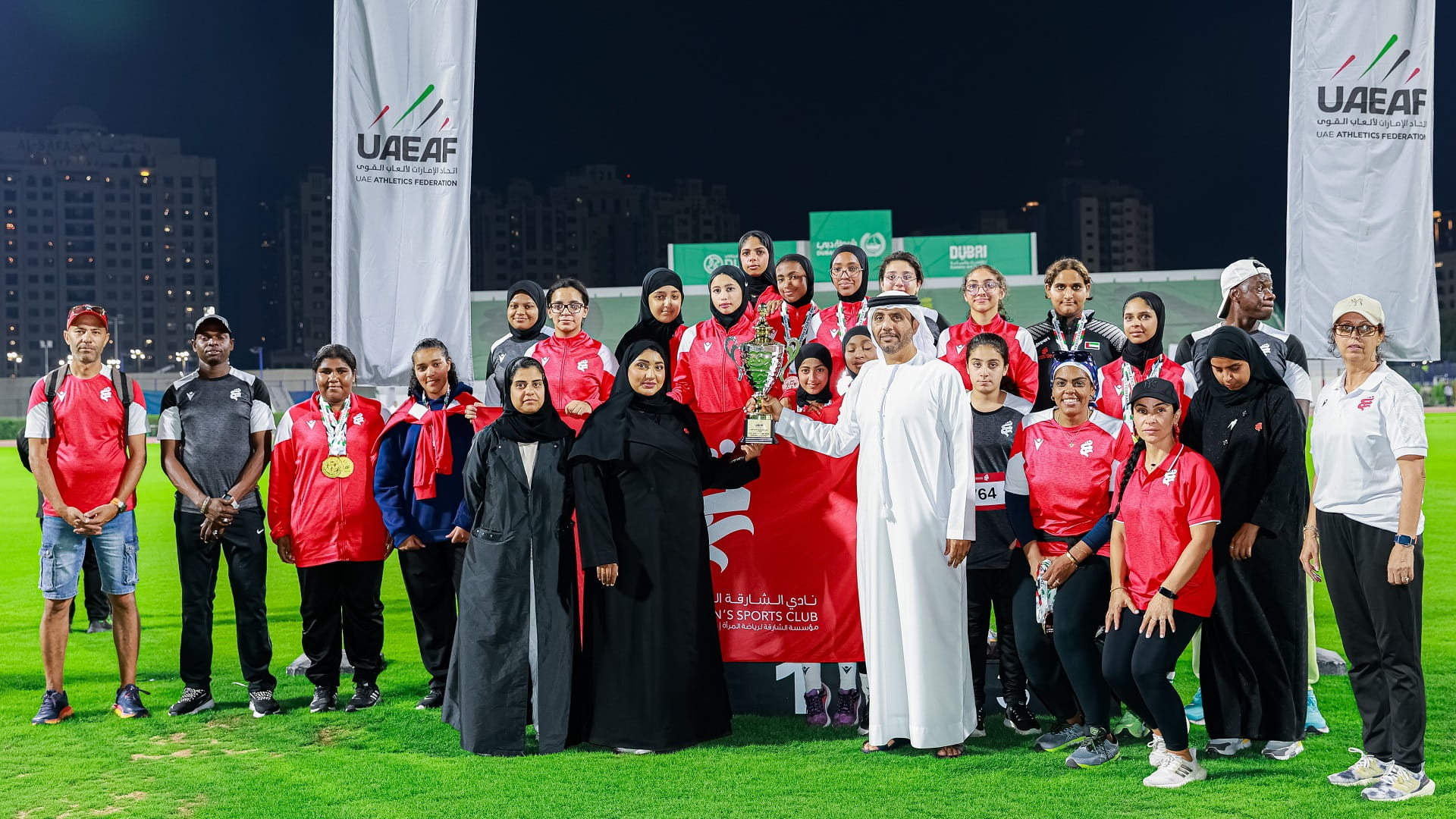 SWSC wins 28 medals UAE Women's Athletics Cup 