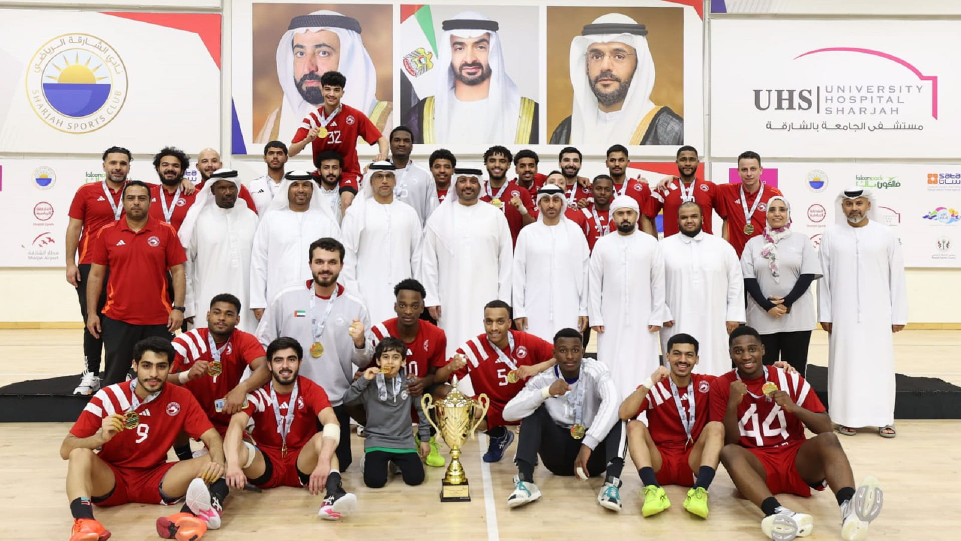 Sharjah handball team clinches 15th consecutive Super Cup title 