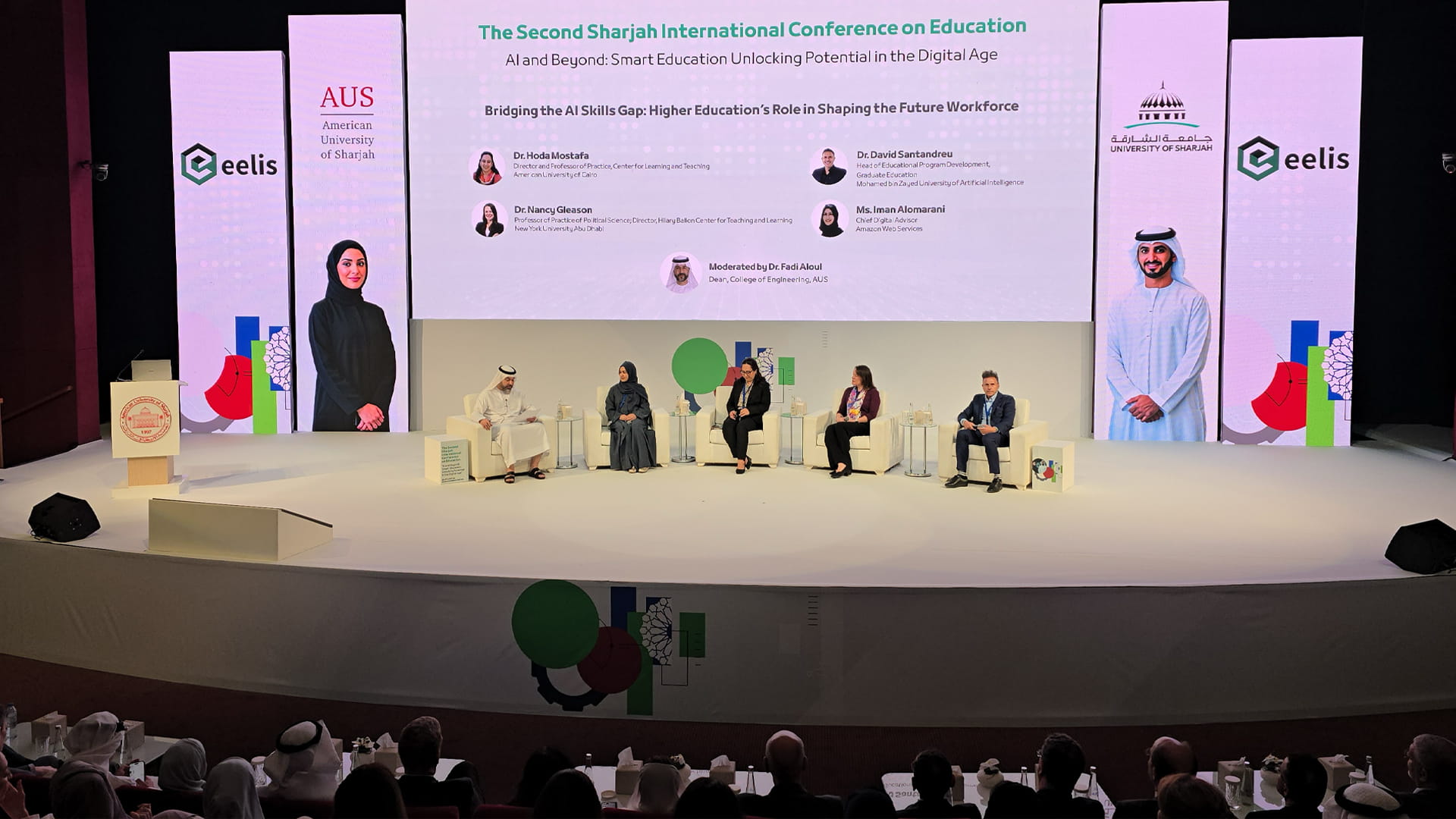 صورة بعنوان: مدير أميركية الشارقة يبرز أهمية الذكاء الاصطناعي بمستقبل التعليم 