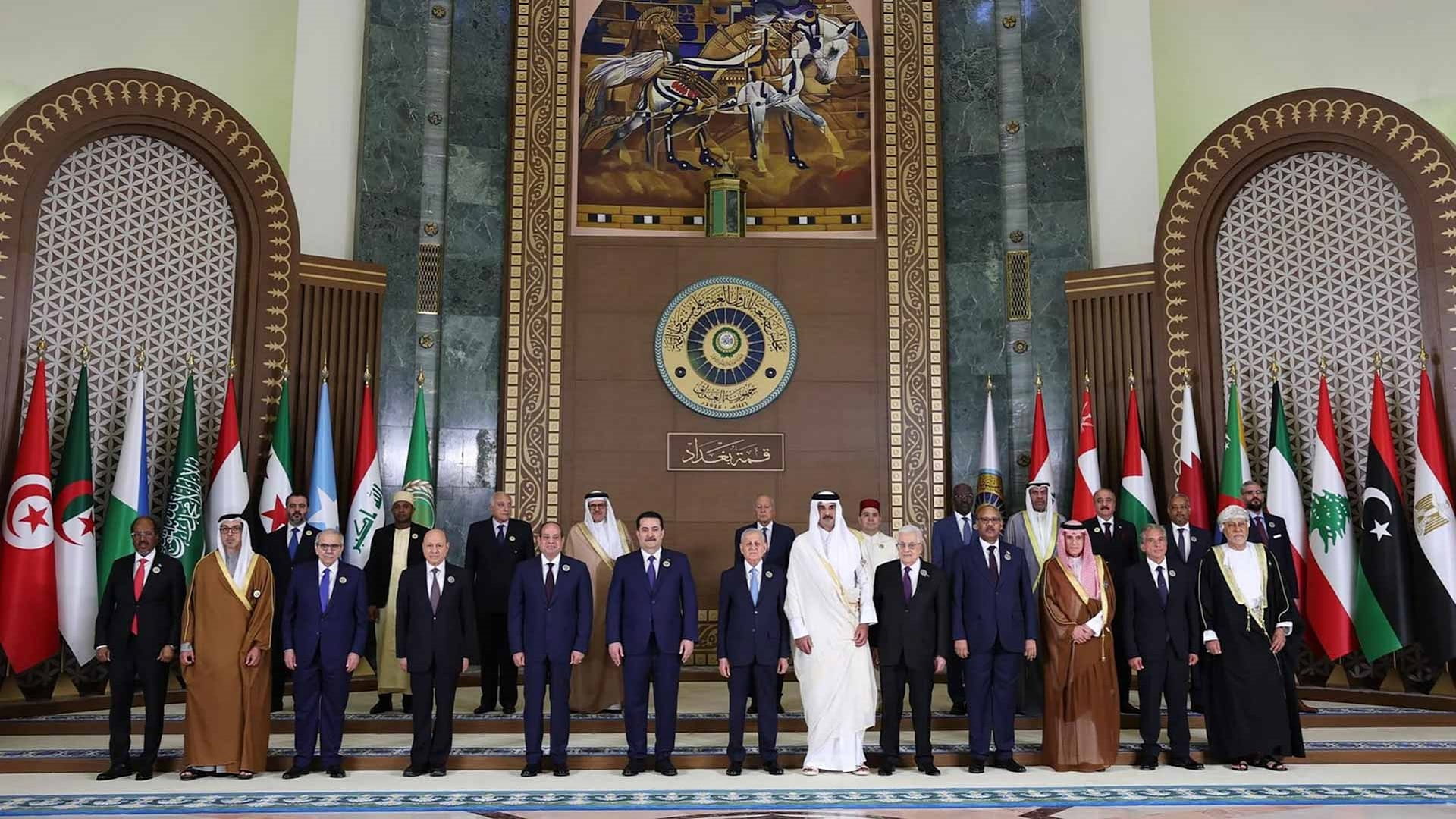 انطلاق أعمال الدورة الـ 34 للقمة العربية في بغداد 