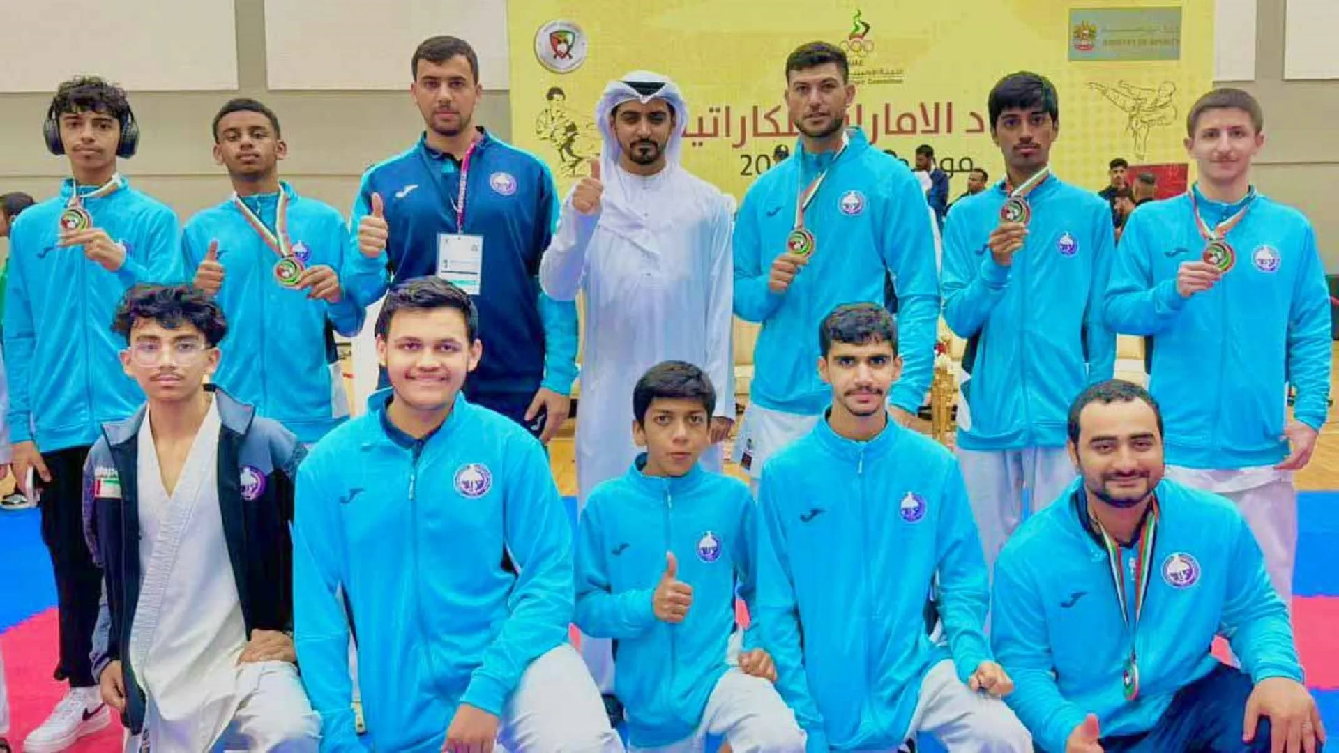 Al Dhaid Club achieves remarkable success in Karate League 