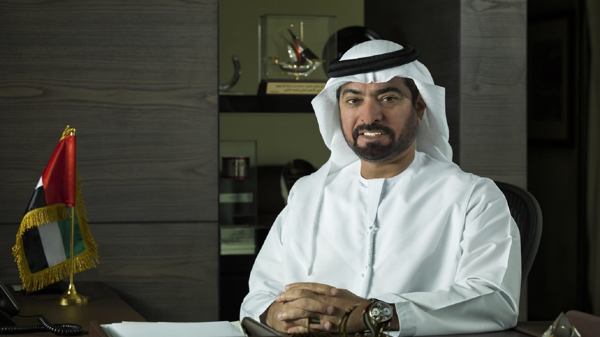 معالي الشيخ حمدان بن مبارك آل نهيان رئيس اتحاد الإمارات لكرة القدم 