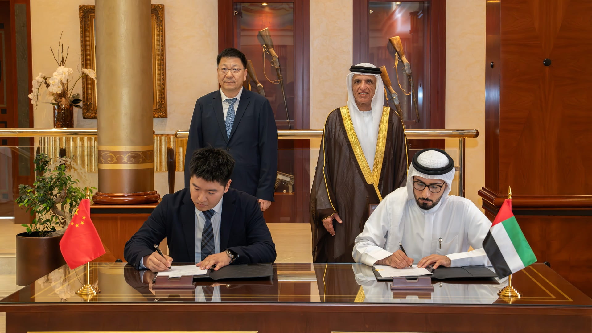 RAK Ruler receives government delegations from China 