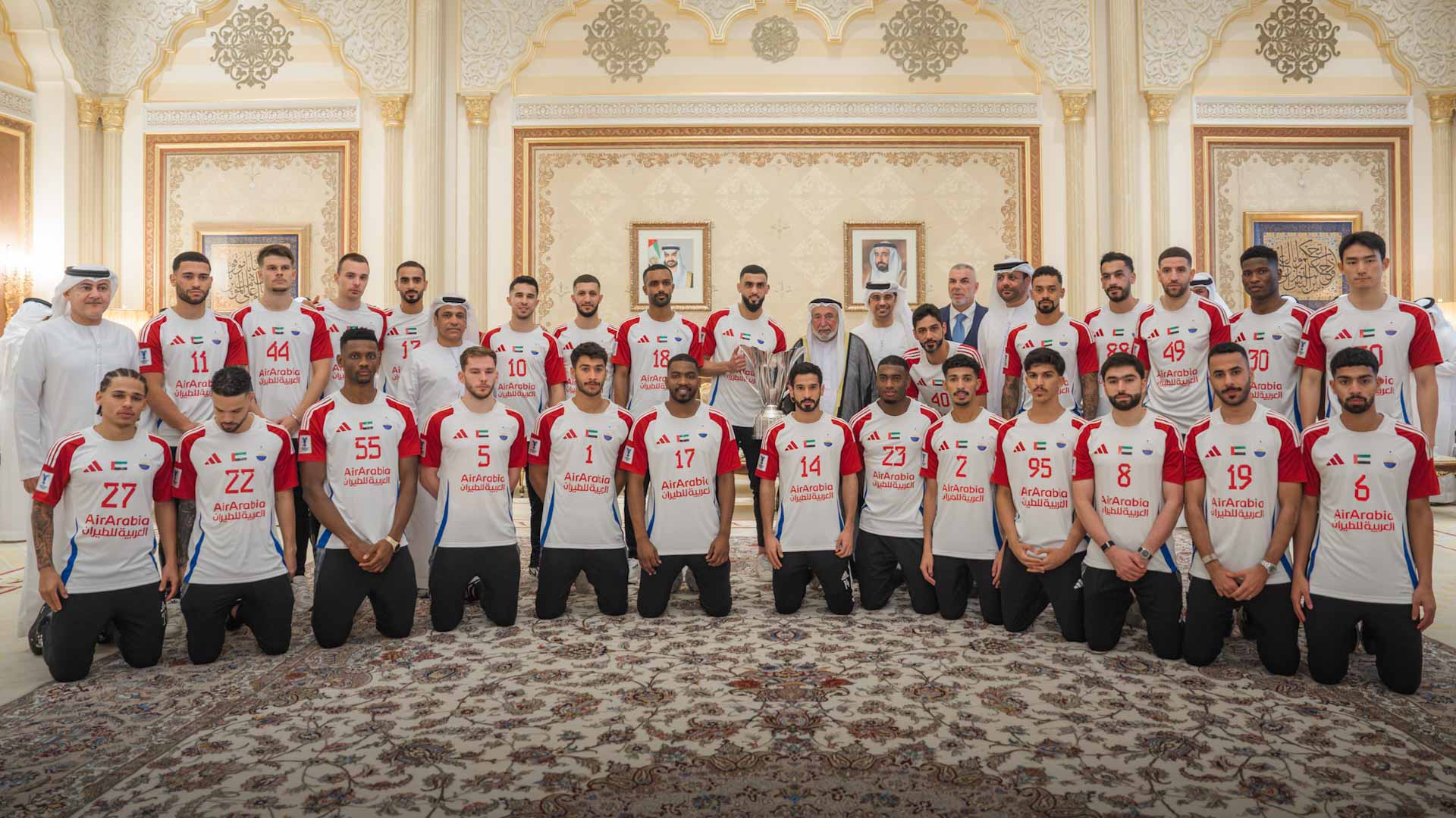 Sharjah Ruler receives Asian champions, grants team AED20mn reward 