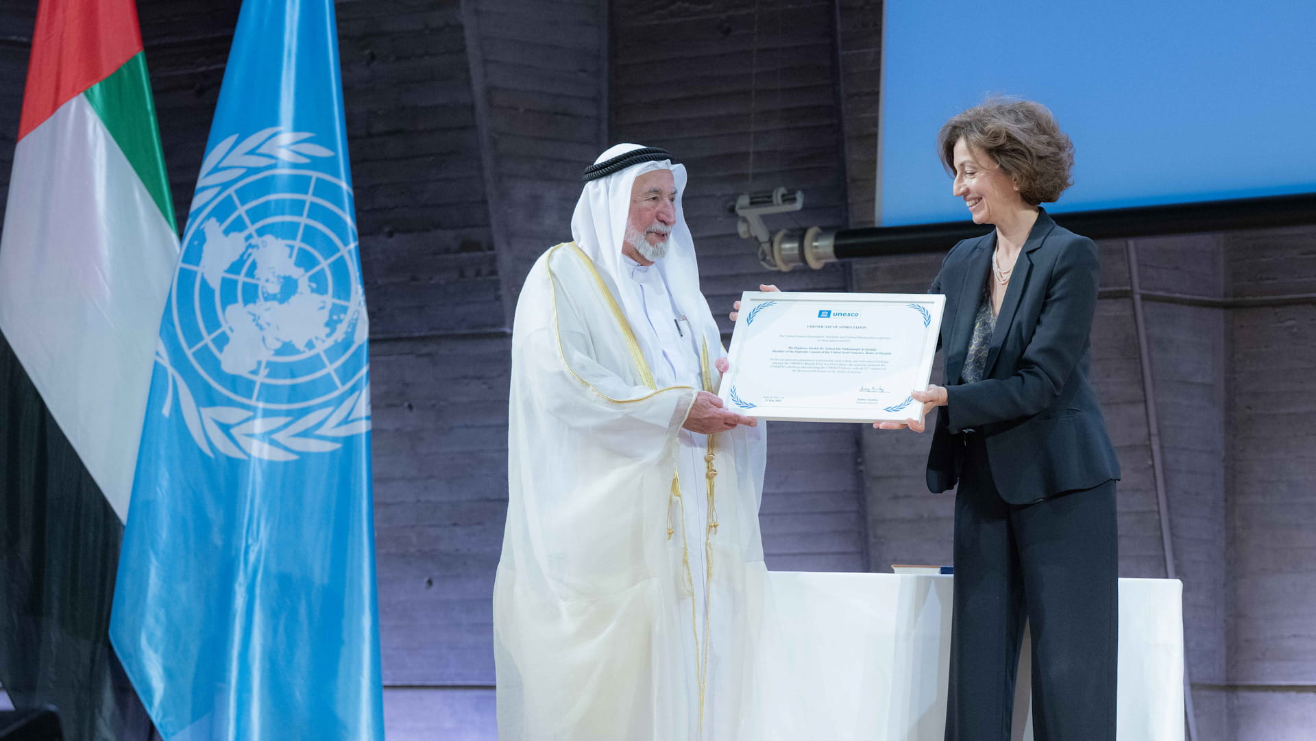 UNESCO honours Sharjah Ruler for Arabic historical dictionary 