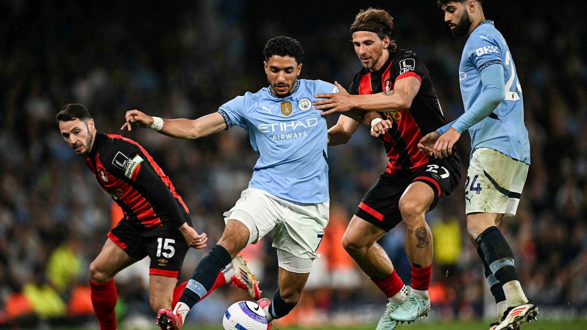 مانشستر سيتي يقترب من دوري الأبطال الموسم المقبل  