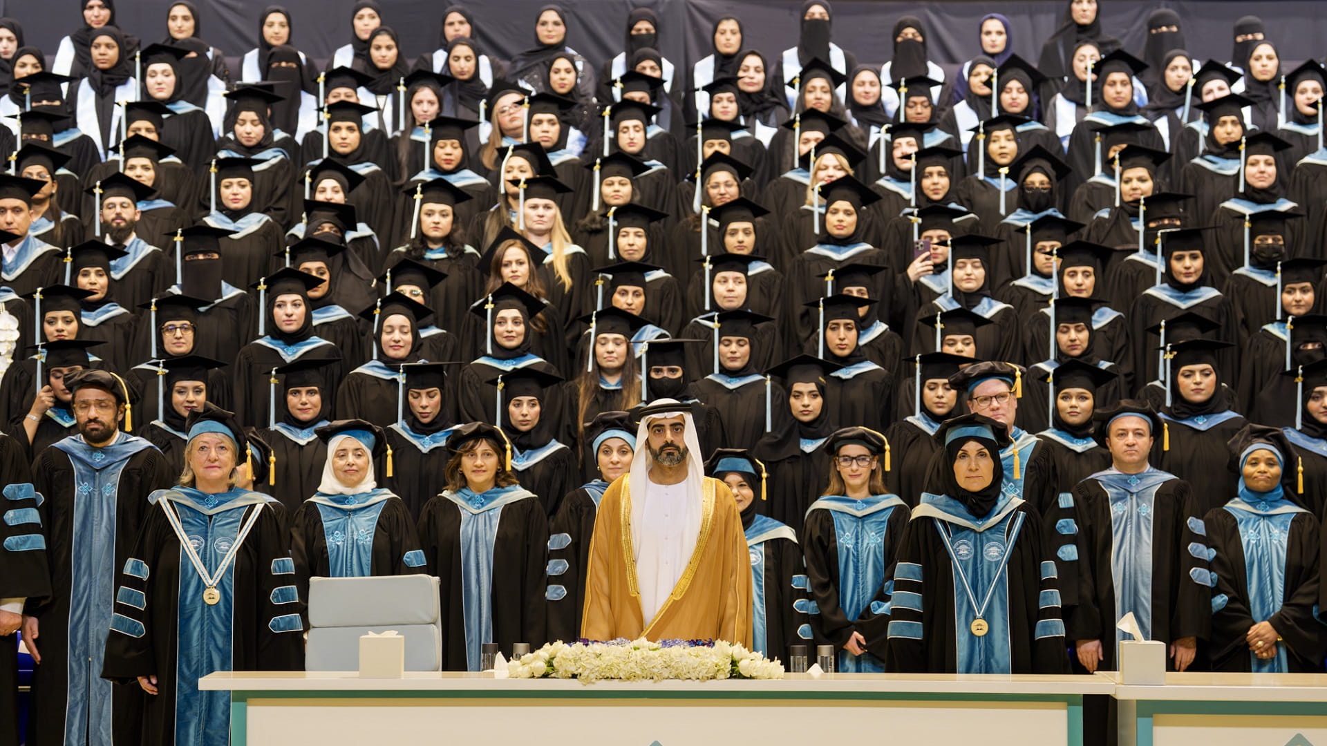 Salem Al Qasimi attends SEA's 3rd graduation ceremony