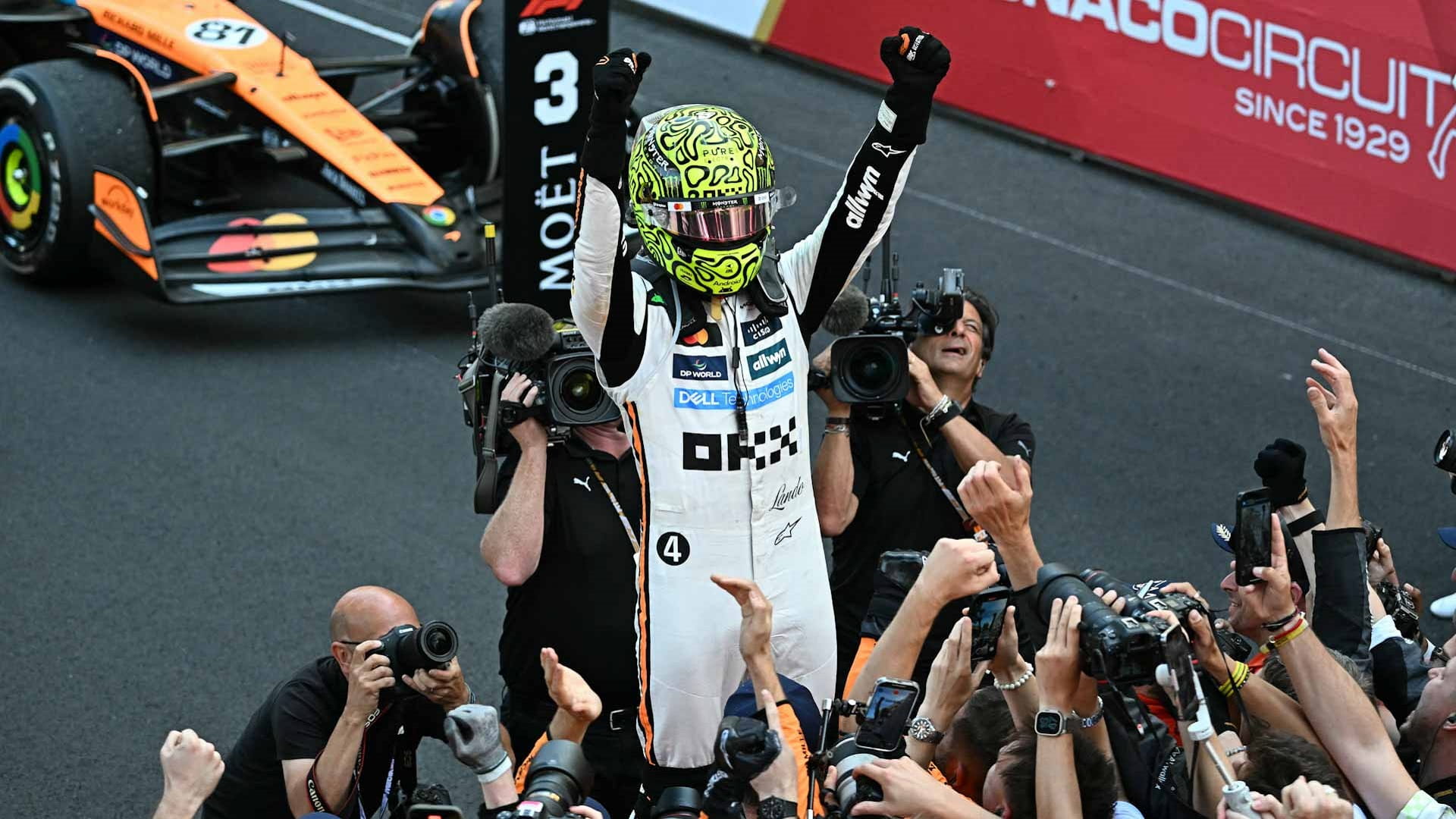 نوريس يتوج بلقب سباق موناكو للفورمولا 1 