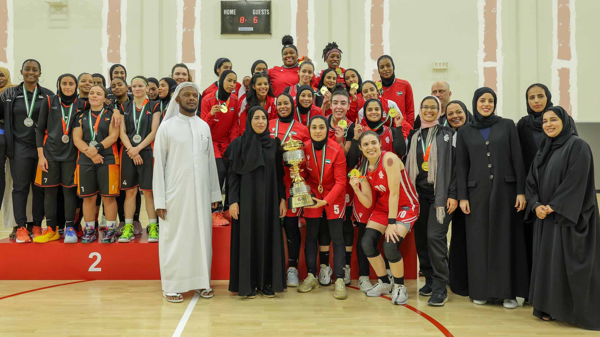 SWS wins UAE Women’s Basketball Cup with a perfect season 