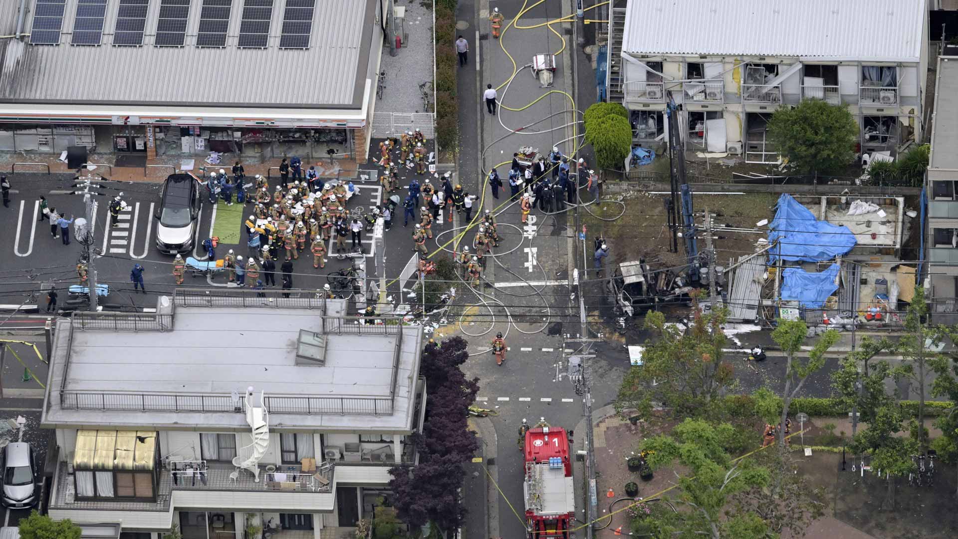 طوكيو تستيقظ على انفجار مدوٍّ يهز موقع بناء ويصيب 10 أشخاص 