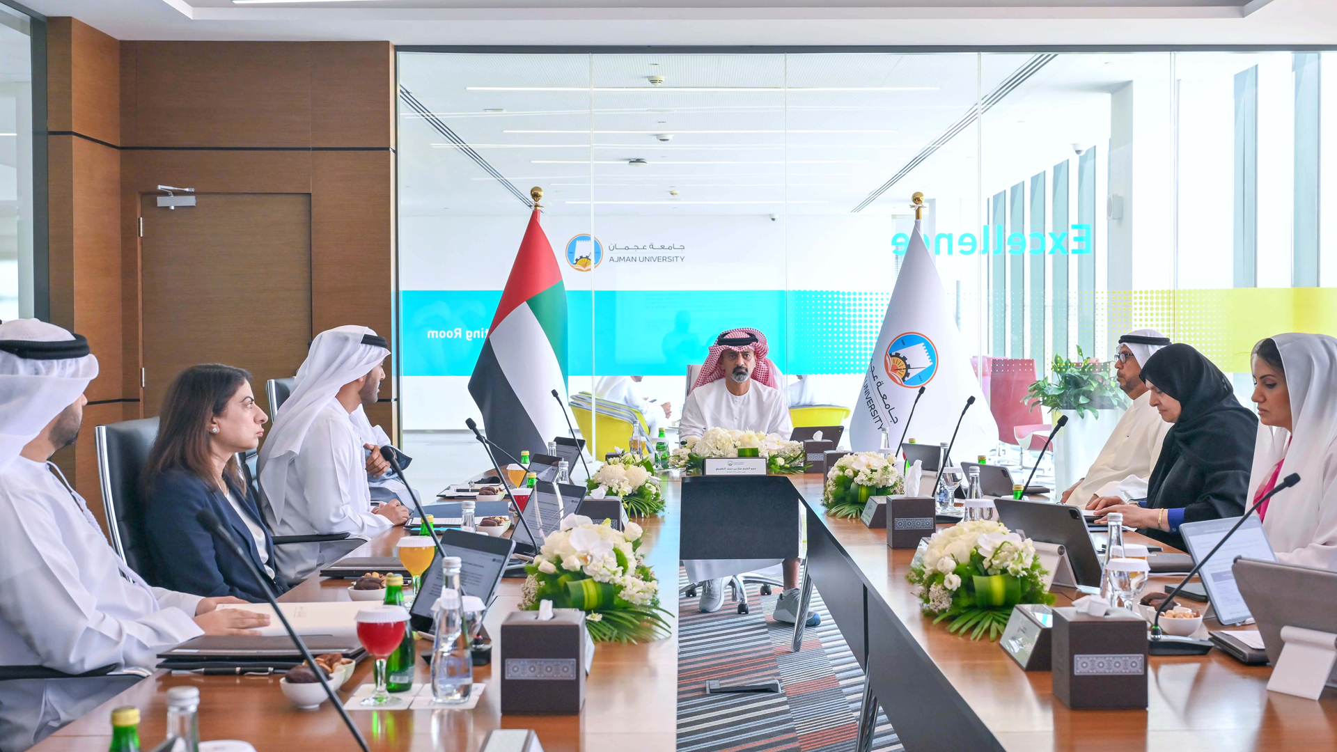 Ammar bin Humaid highlights AU’s role in knowledge economy 