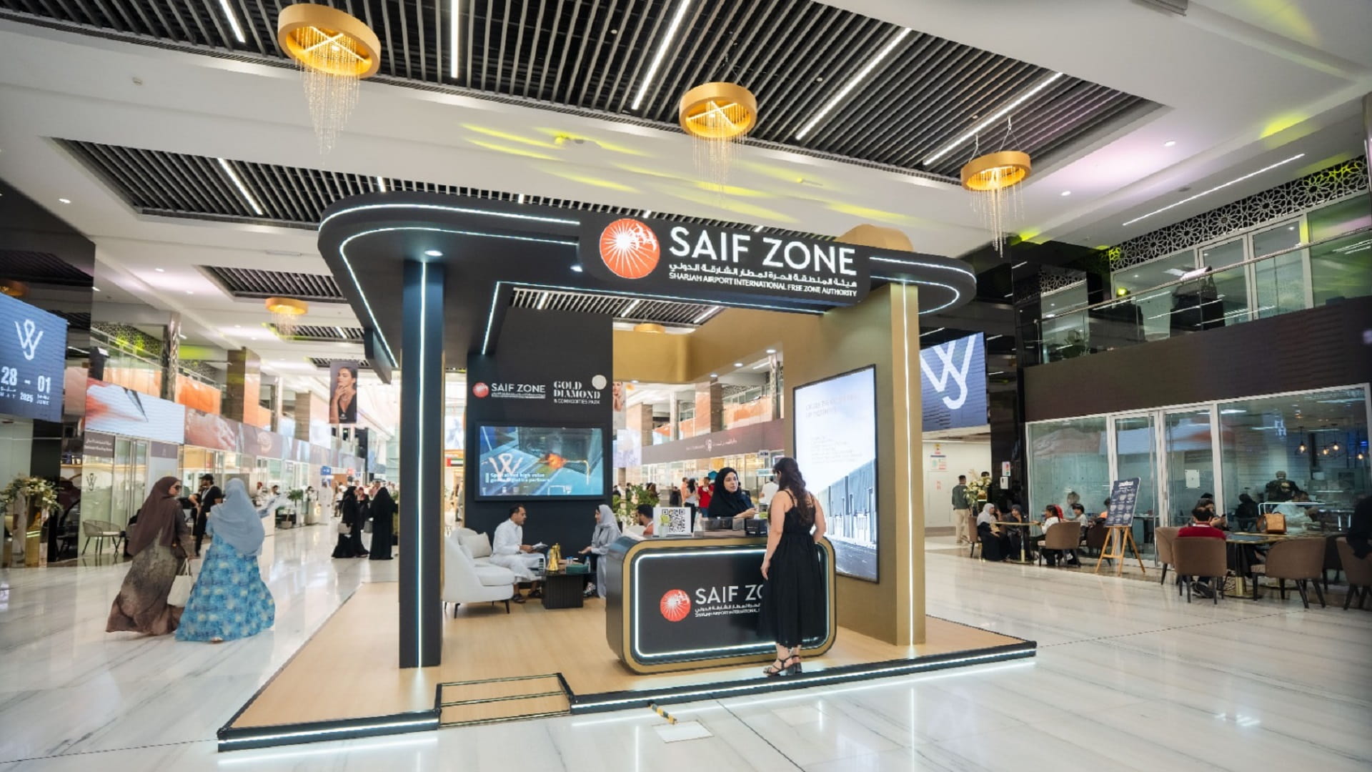 حرة مطار الشارقة تستعرض خدماتها في الشرق الأوسط للساعات والمجوهرات 