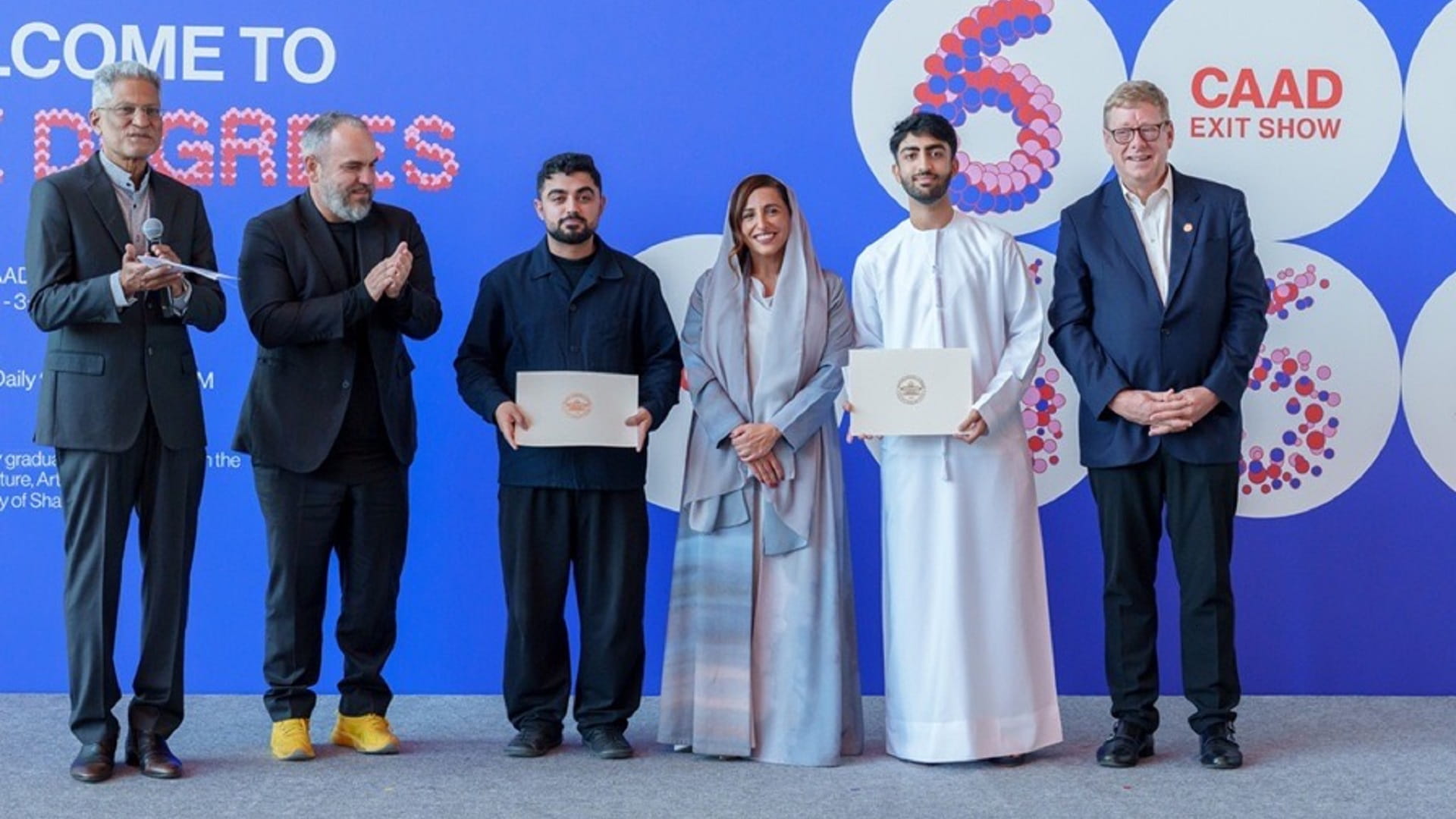 بدور القاسمي تفتتح النسخة الـ15 من معرض "ست درجات" للتميز الطلابي