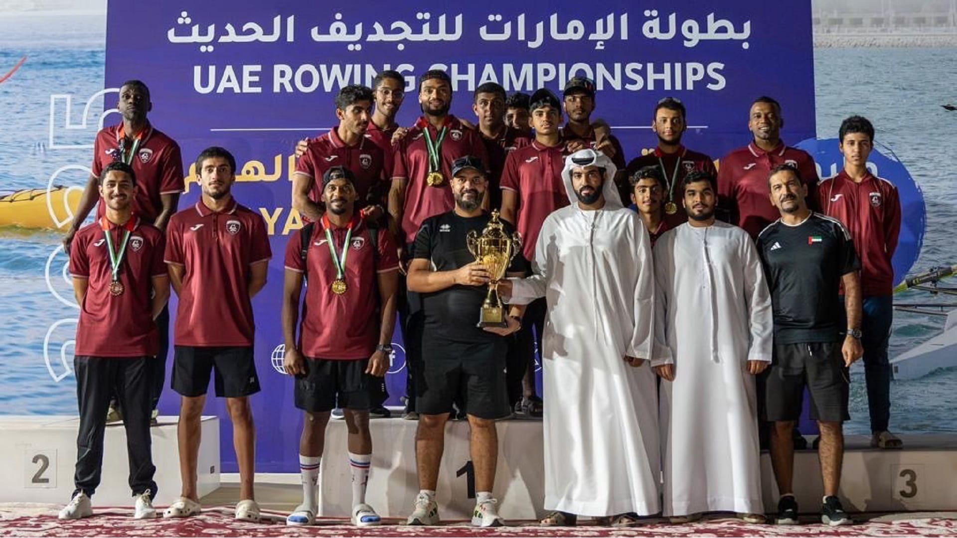 Al Hamriyah Rowing Team clinches 14 medals in UAE championship 