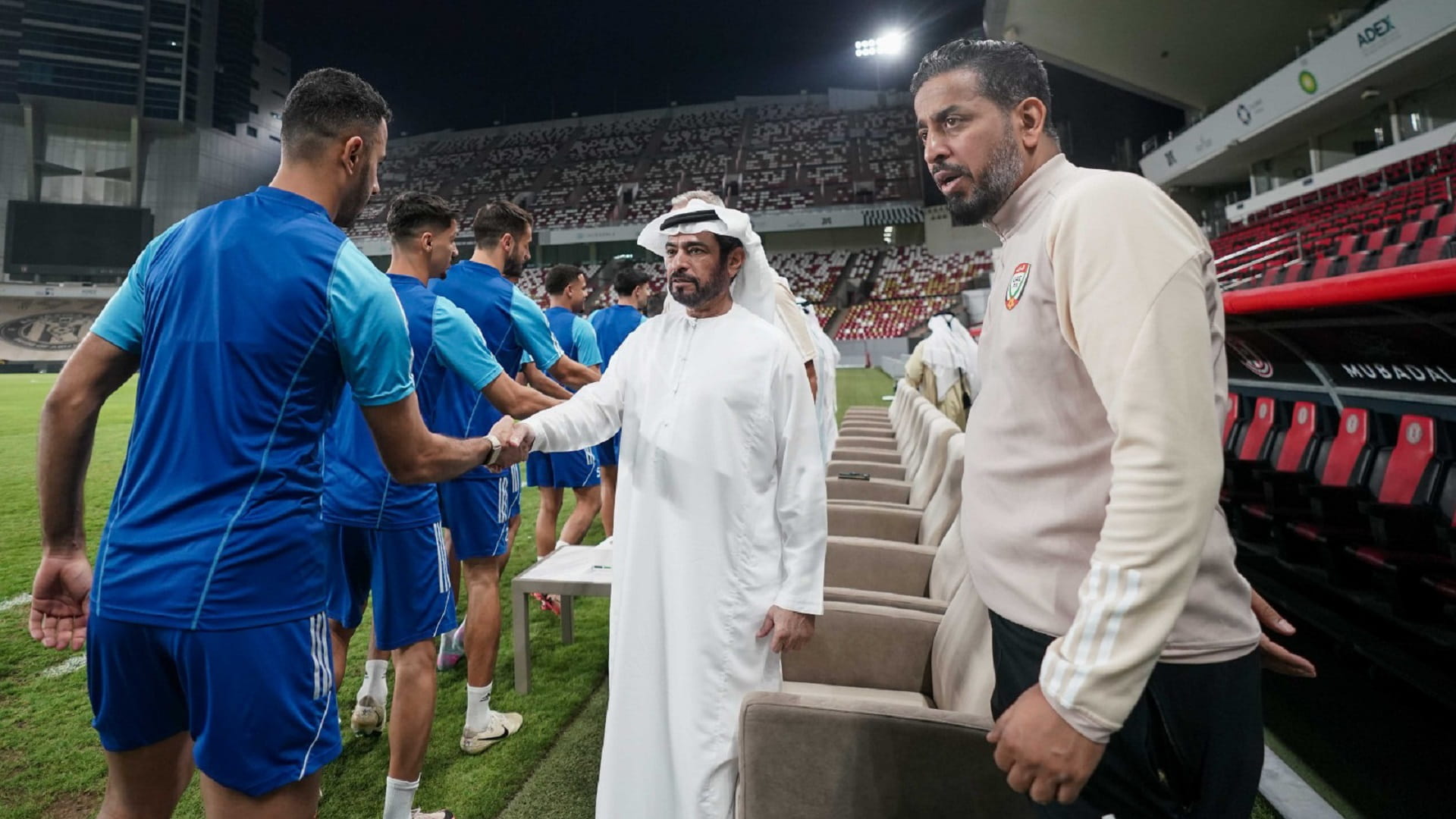 Hamdan bin Mubarak backs UAE team ahead of World Cup qualifier