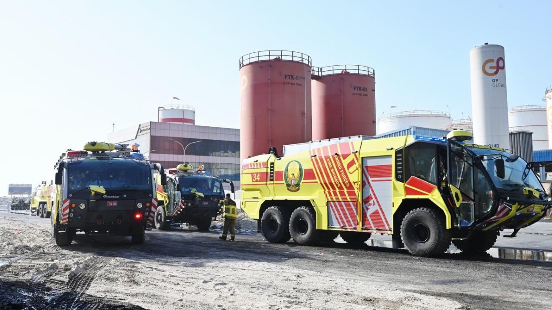 Al Hamriyah Port fire contained with no injuries reported 