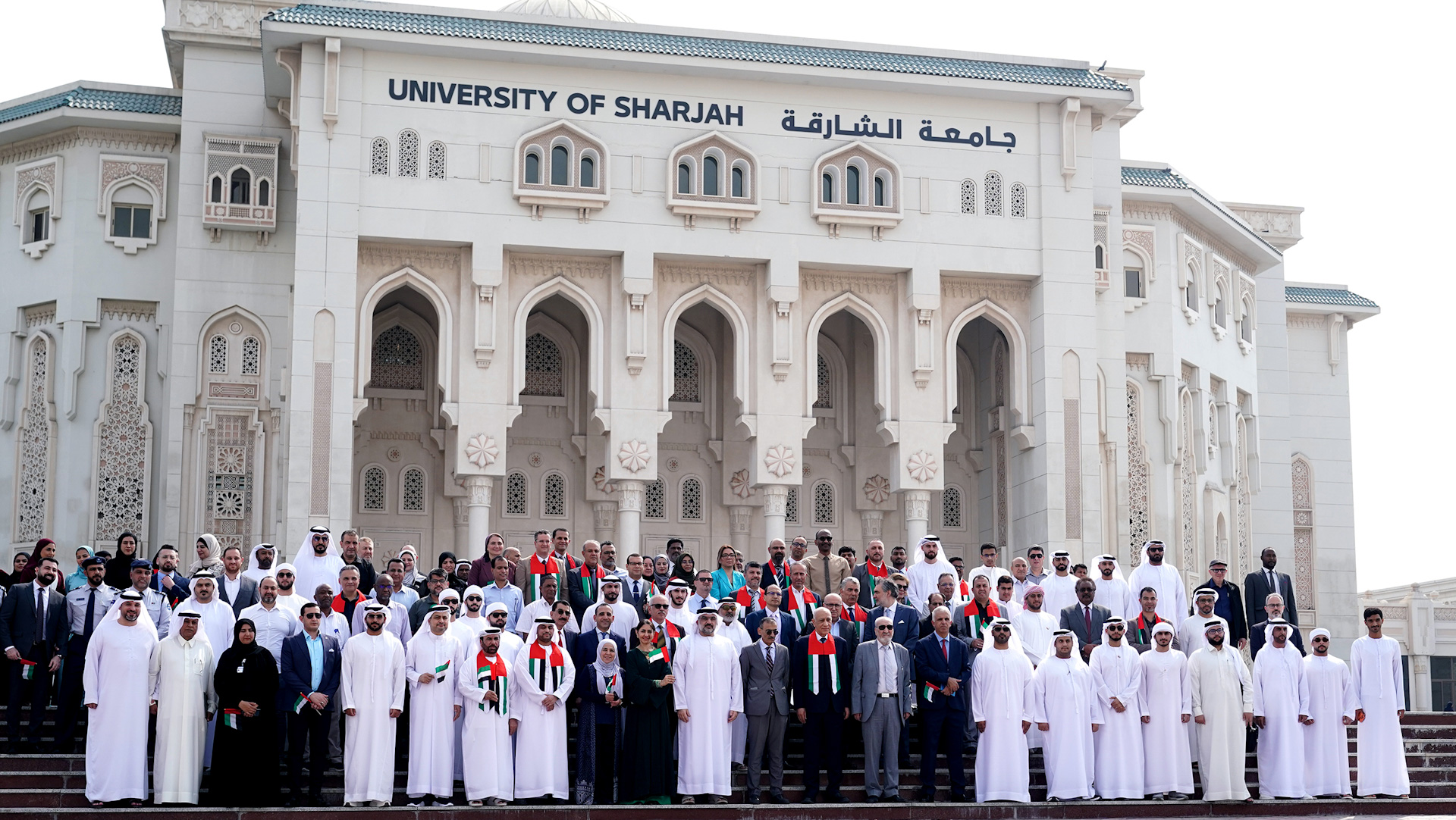 صورة بعنوان: جامعة الشارقة تُحيي يوم العلم تعزيزاً للوحدة والانتماء الوطني 