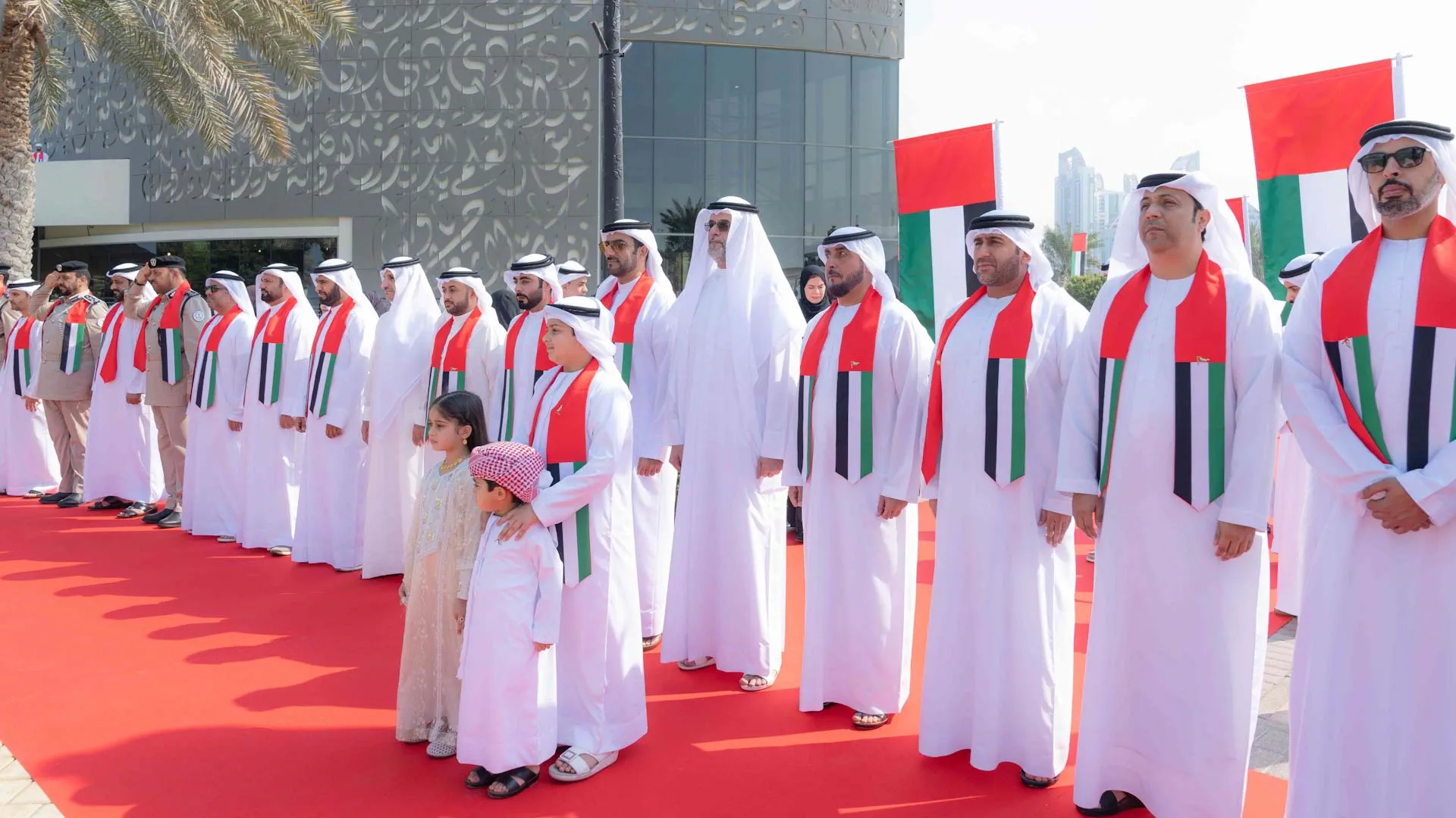 Sharjah CP, Sultan bin Ahmed attend Flag Day ceremonies in Sharjah