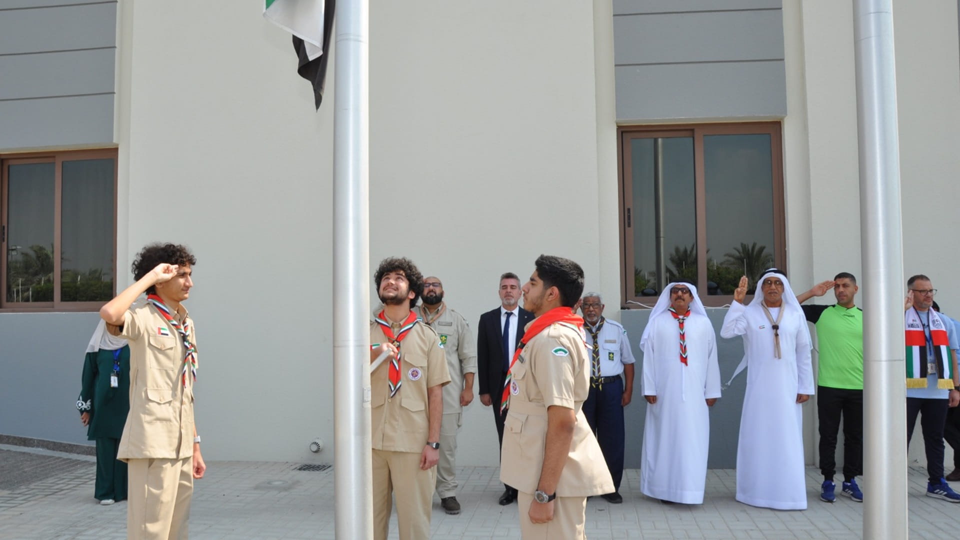 Sharjah Scout Commission commemorates Flag Day 