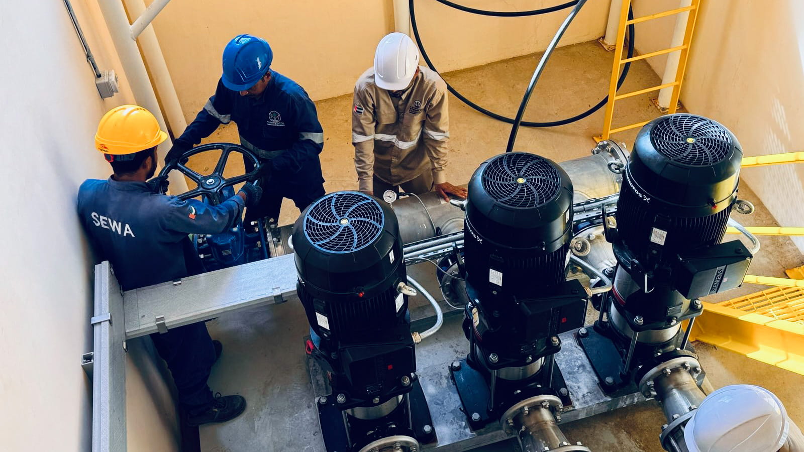 صورة بعنوان: "كهرباء الشارقة" توفر أكثر من 303,6 مليون جالون مياه لمزارع القمح 