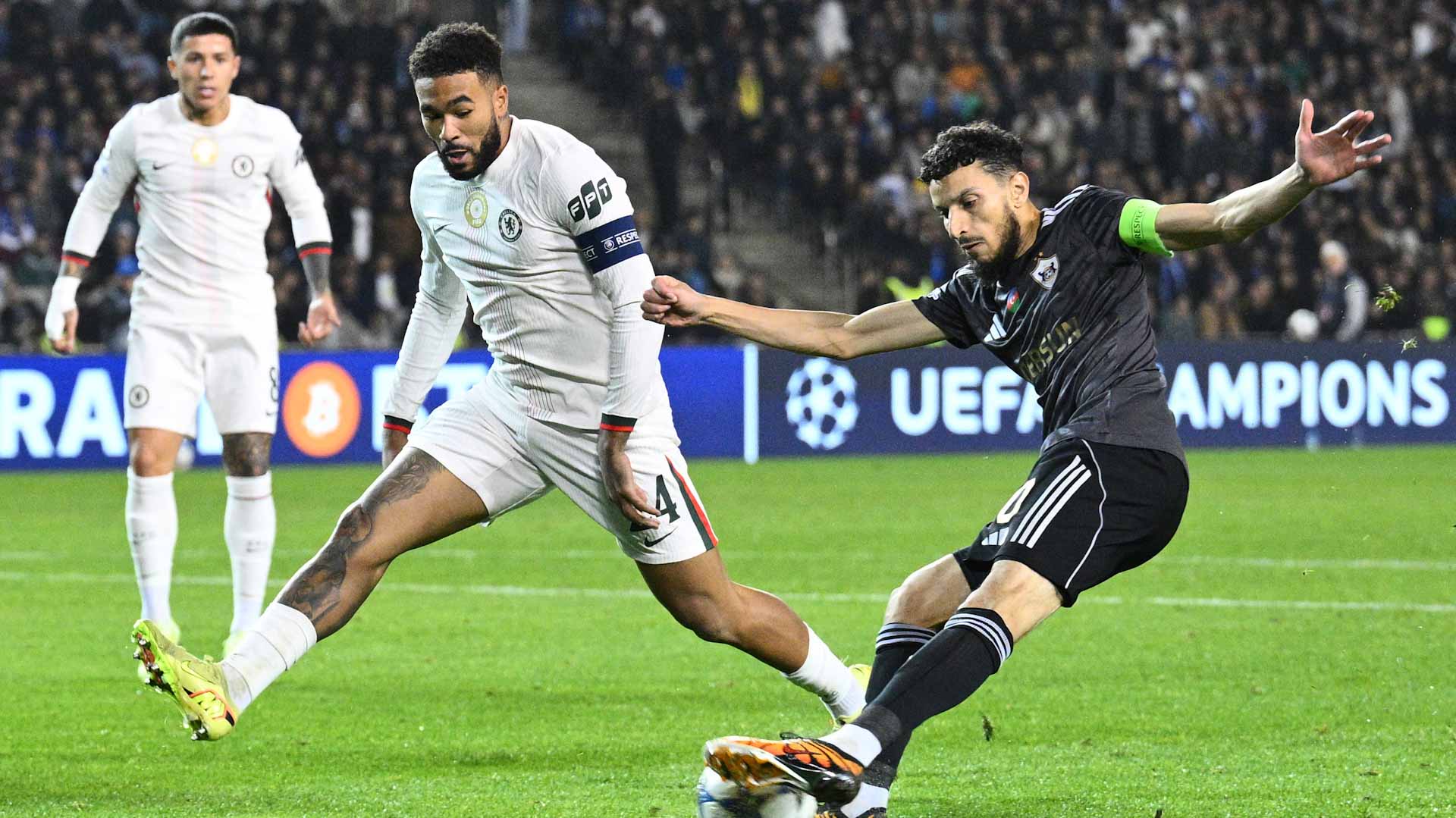 تشلسي الإنجليزي يتعادل أمام كاراباج في دوري الأبطال  