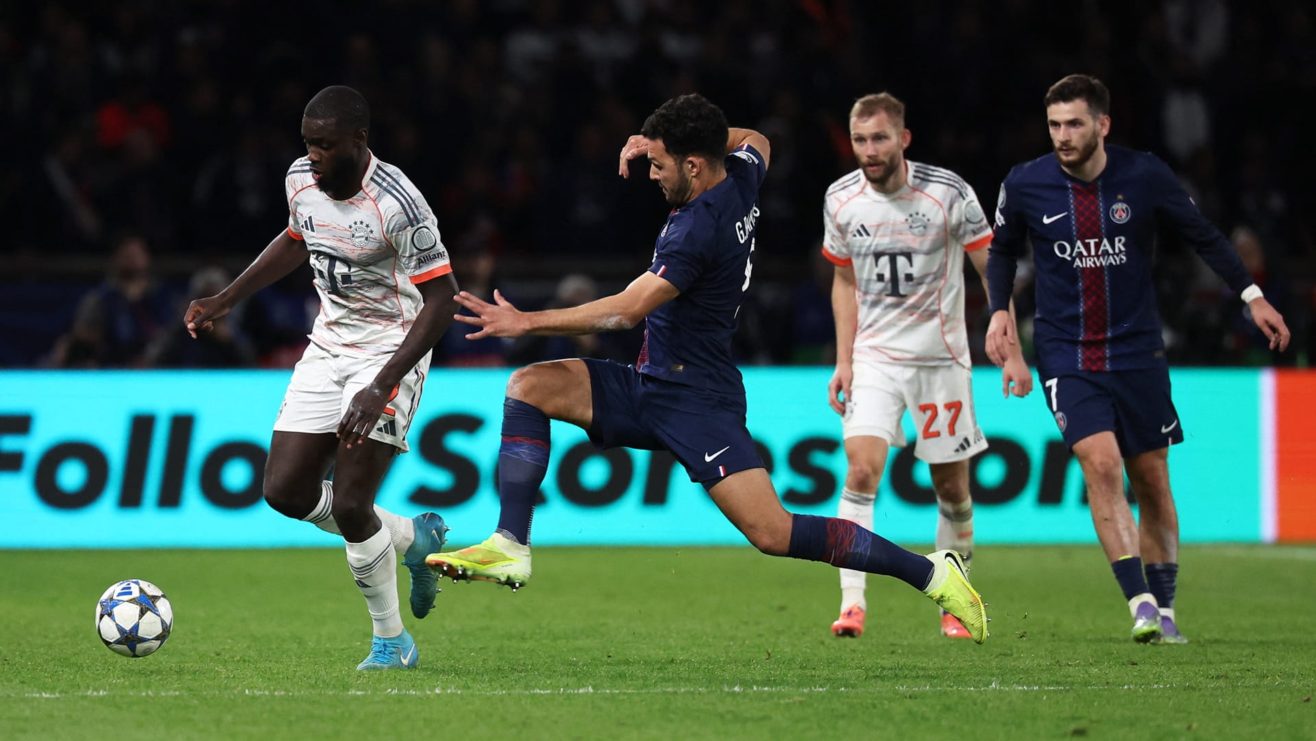 بايرن ميونيخ يتخطى سان جيرمان في دوري الأبطال 