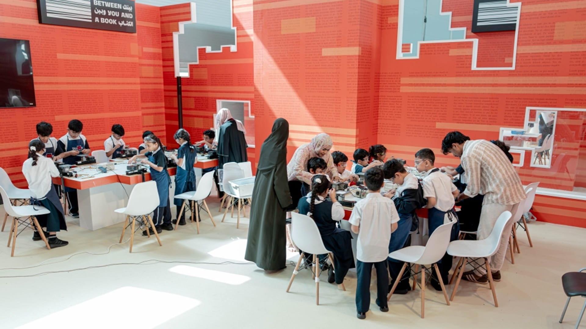 Children carve their stories in wood at 44th SIBF 