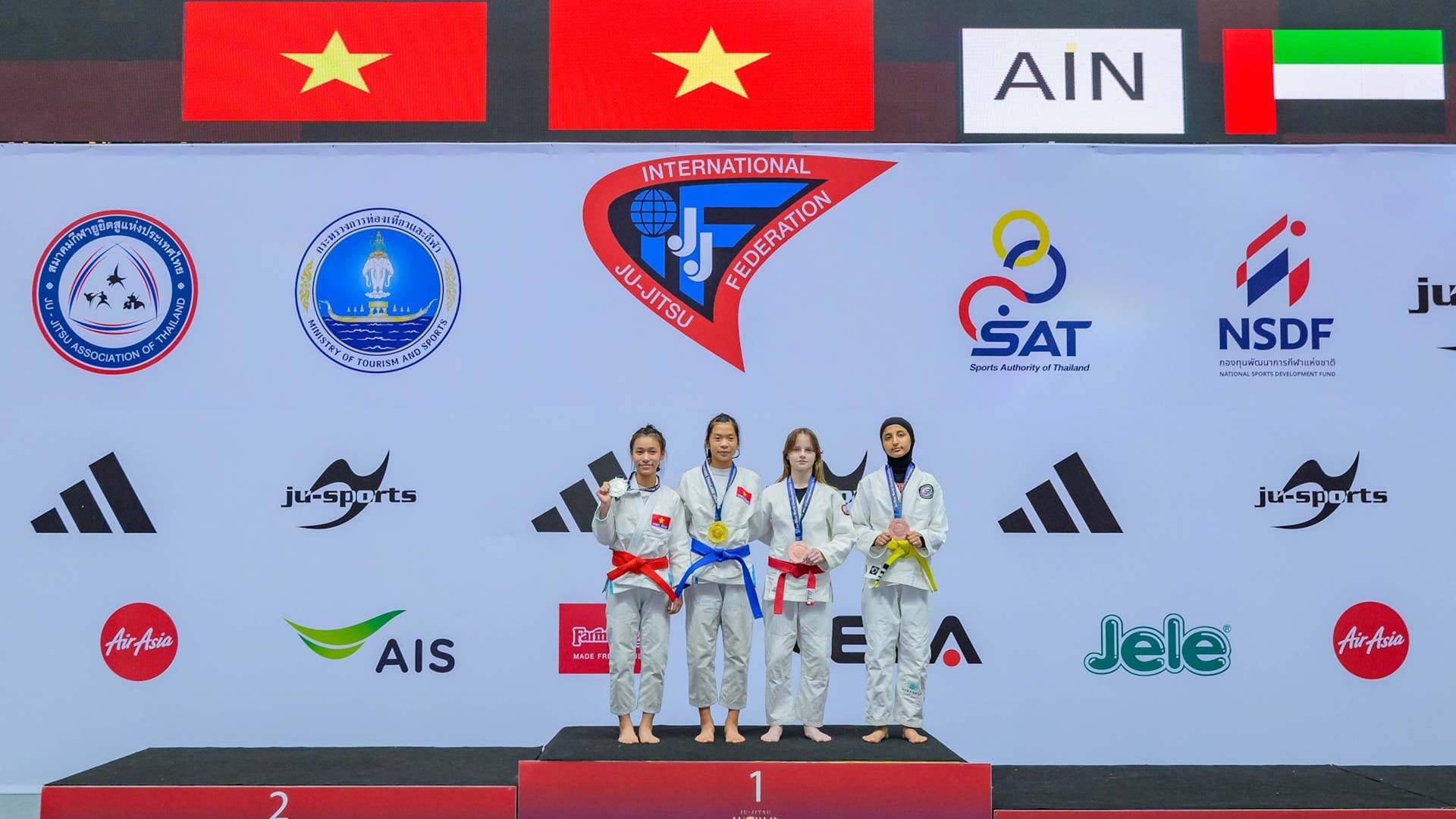 UAE jiu-jitsu team claims 11 medals at World Youth Championship