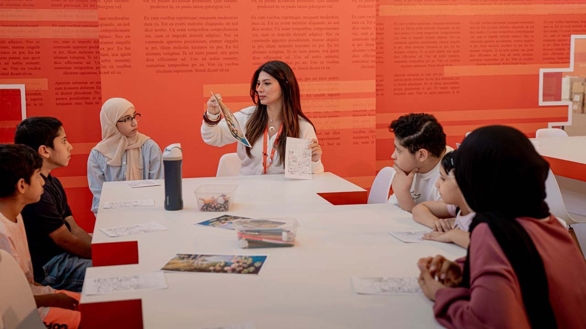 Children reimagine Monet’s Lilies at SIBF 2025