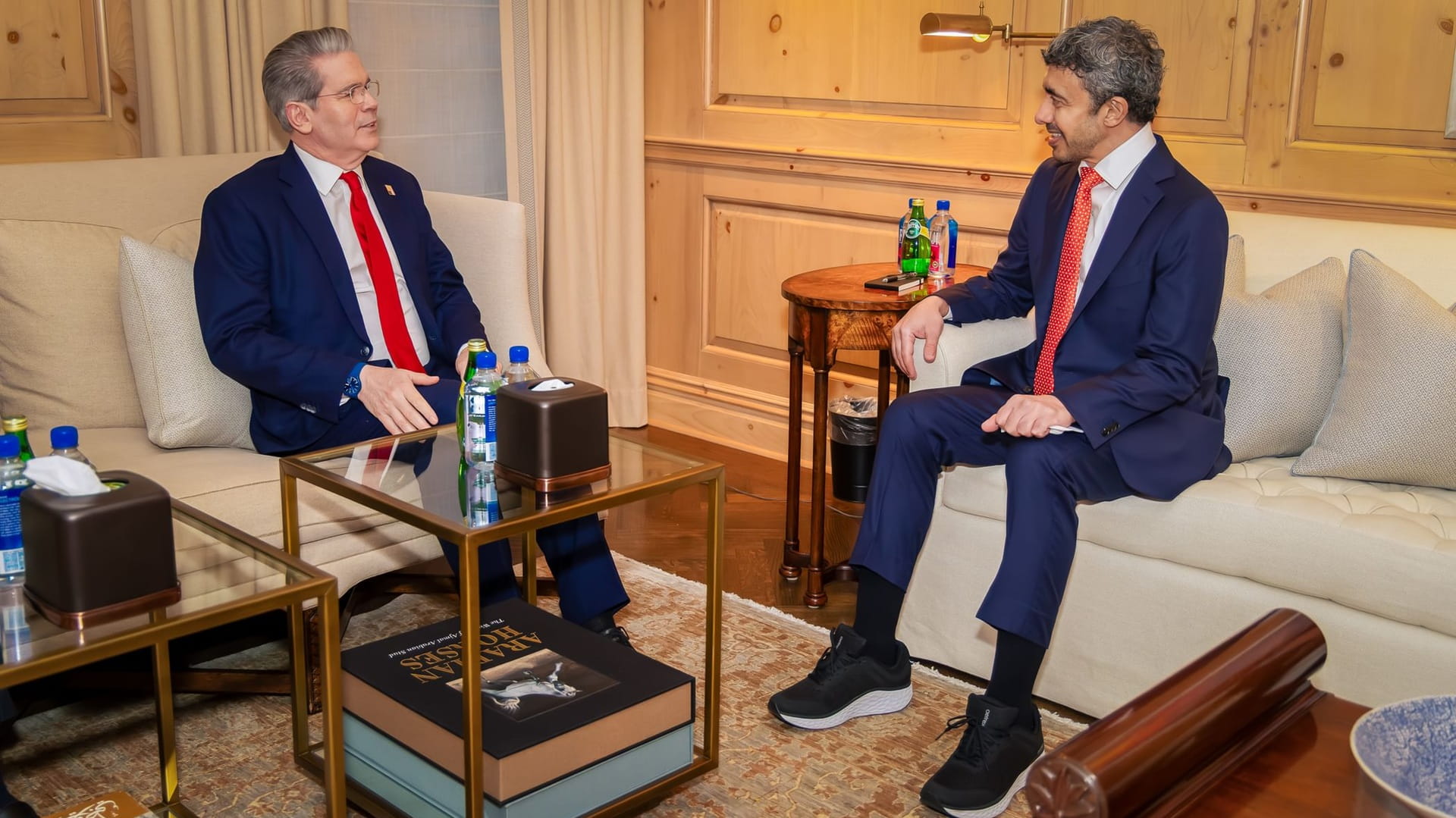 Abdullah bin Zayed meets US Secretary of Treasury