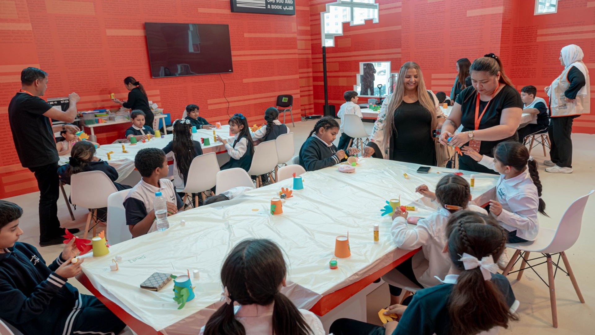 Young talents unleash creativity with paper and glue at SIBF 