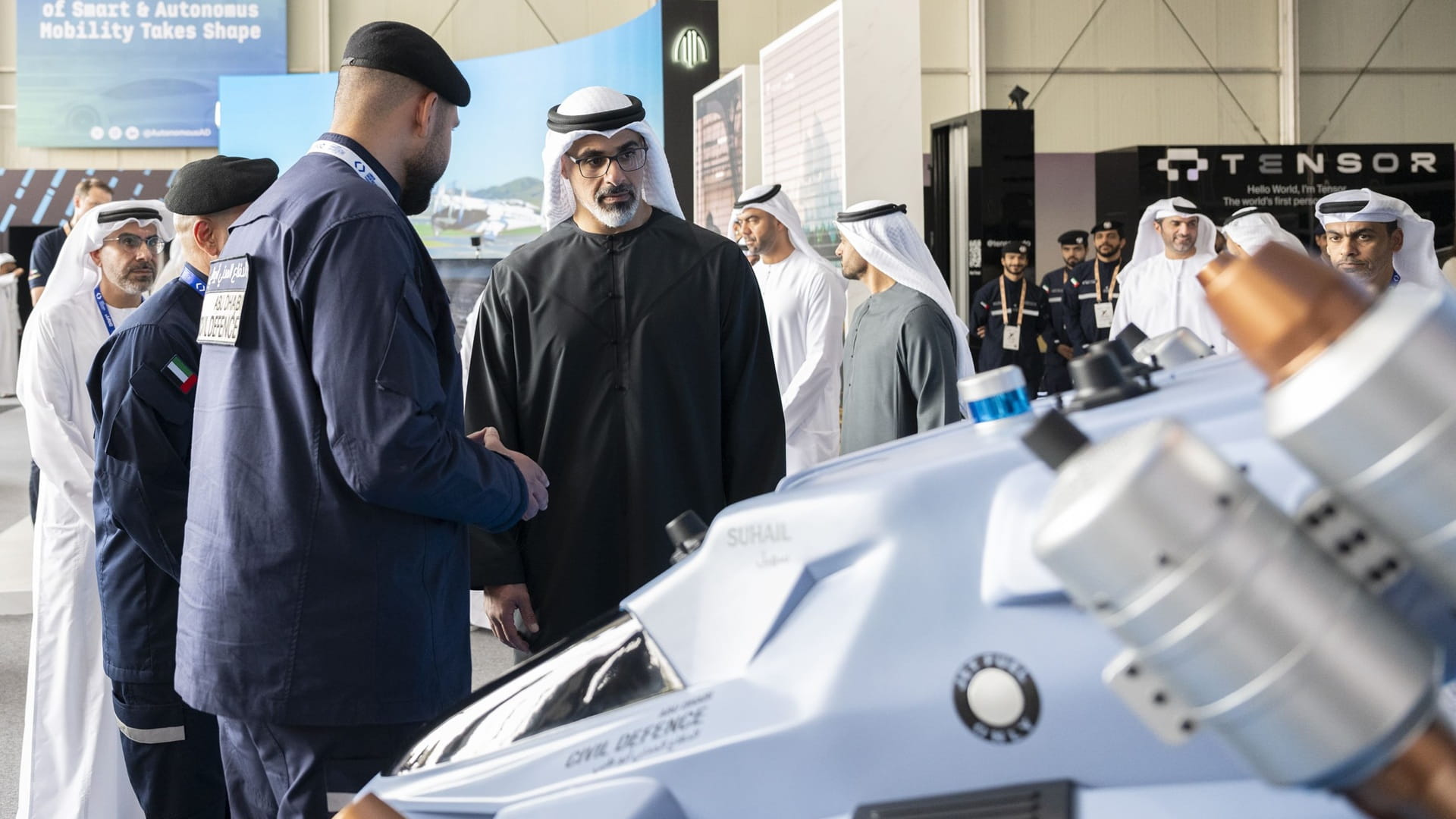 Khaled bin Mohamed attends second edition of DRIFTx exhibition 
