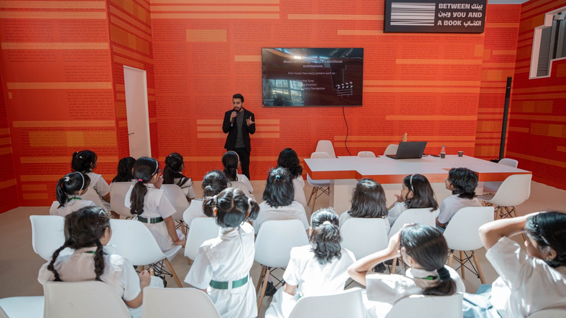 Children discover how music builds the soul of cinema at SIBF 