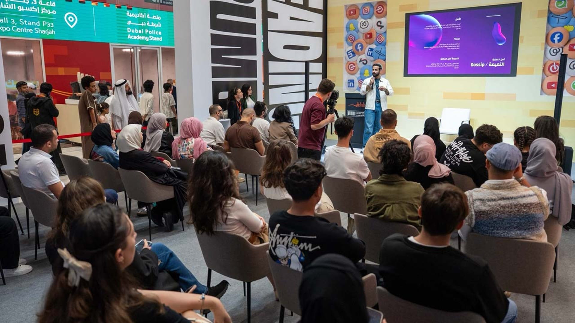 Kazim Fayad pushes creators toward purposeful content at SIBF  