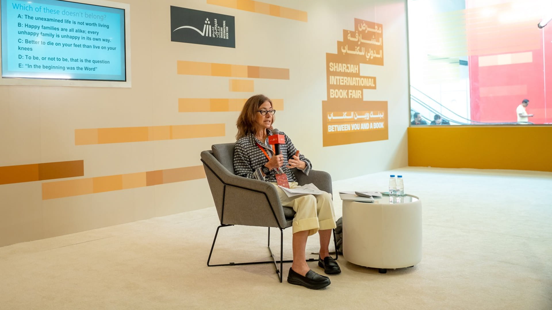 Image for the title: Dillman explores translation craft and culture at SIBF 2025 