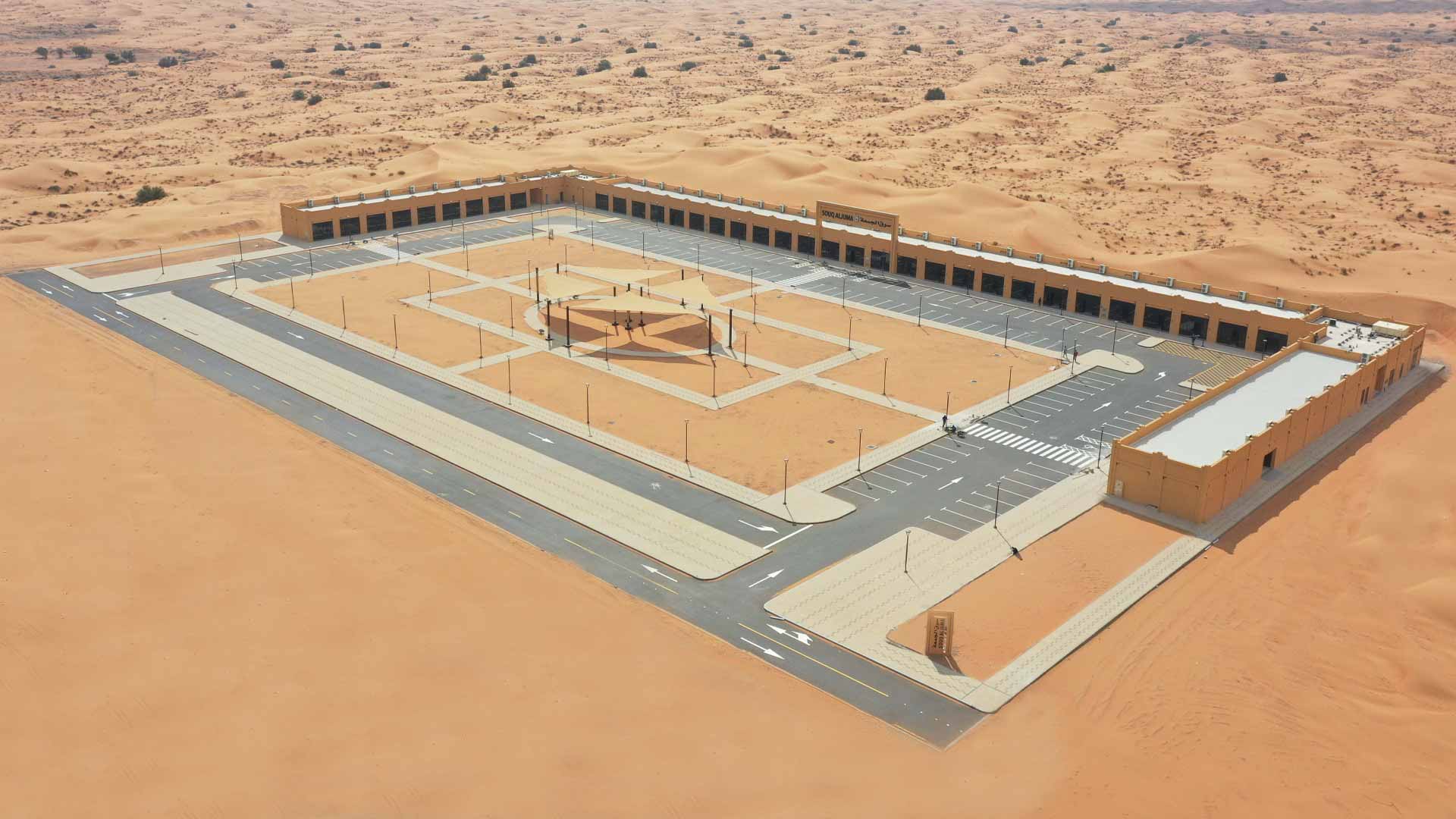 أشغال الشارقة تنجز مشروع "سوق الجمعة" في المدام  