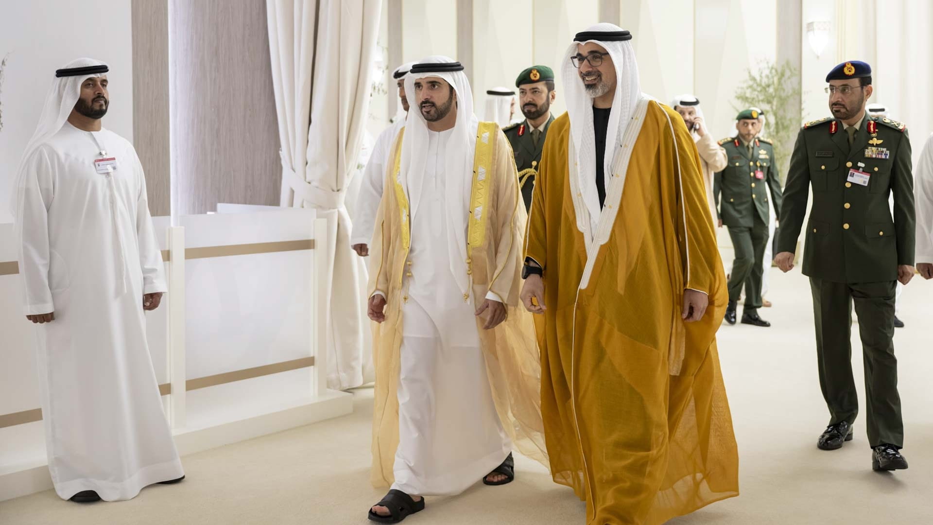 Abu Dhabi, Dubai CPs welcome Dubai Airshow delegations 